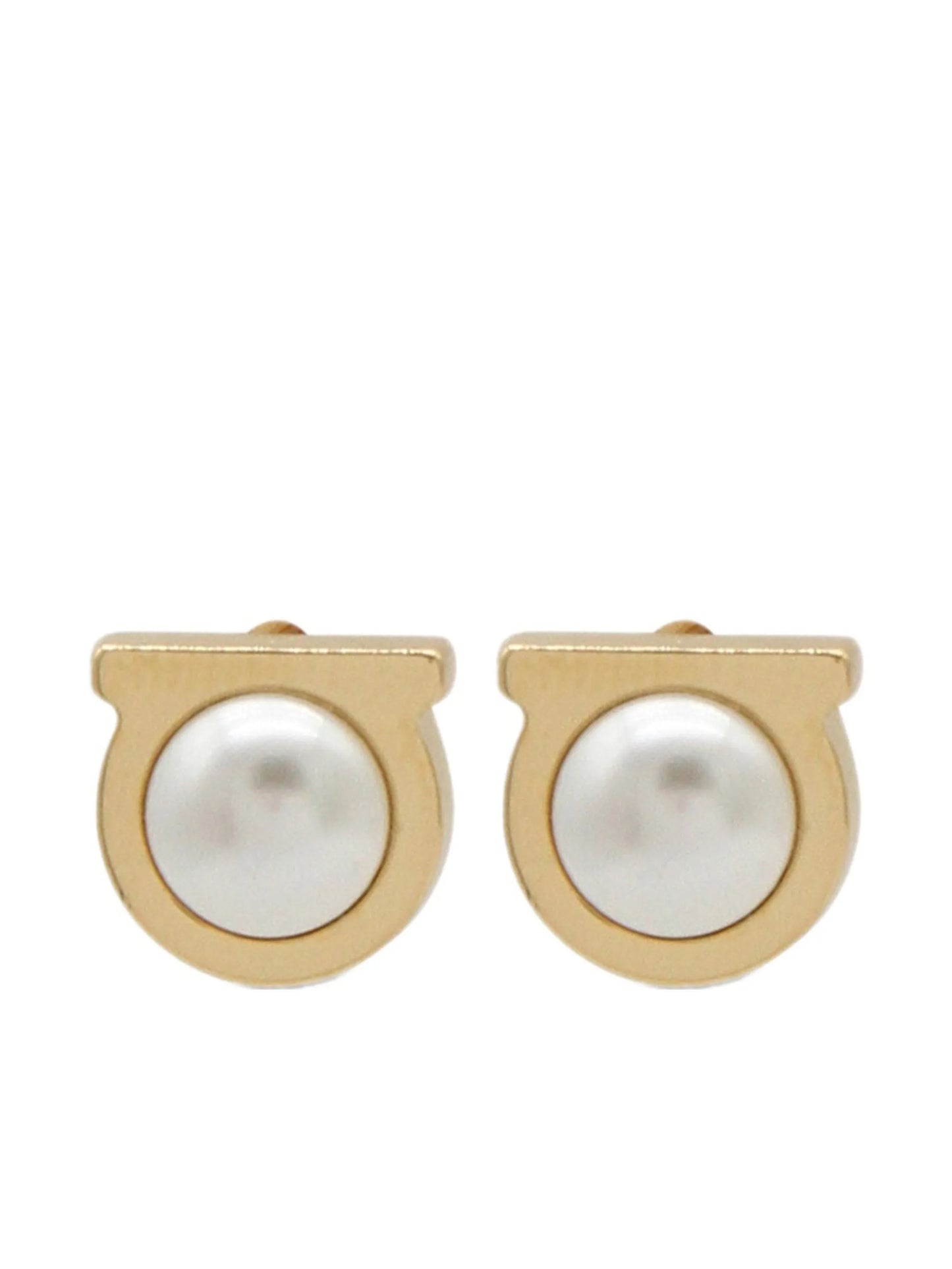 Gancini pearls earrings