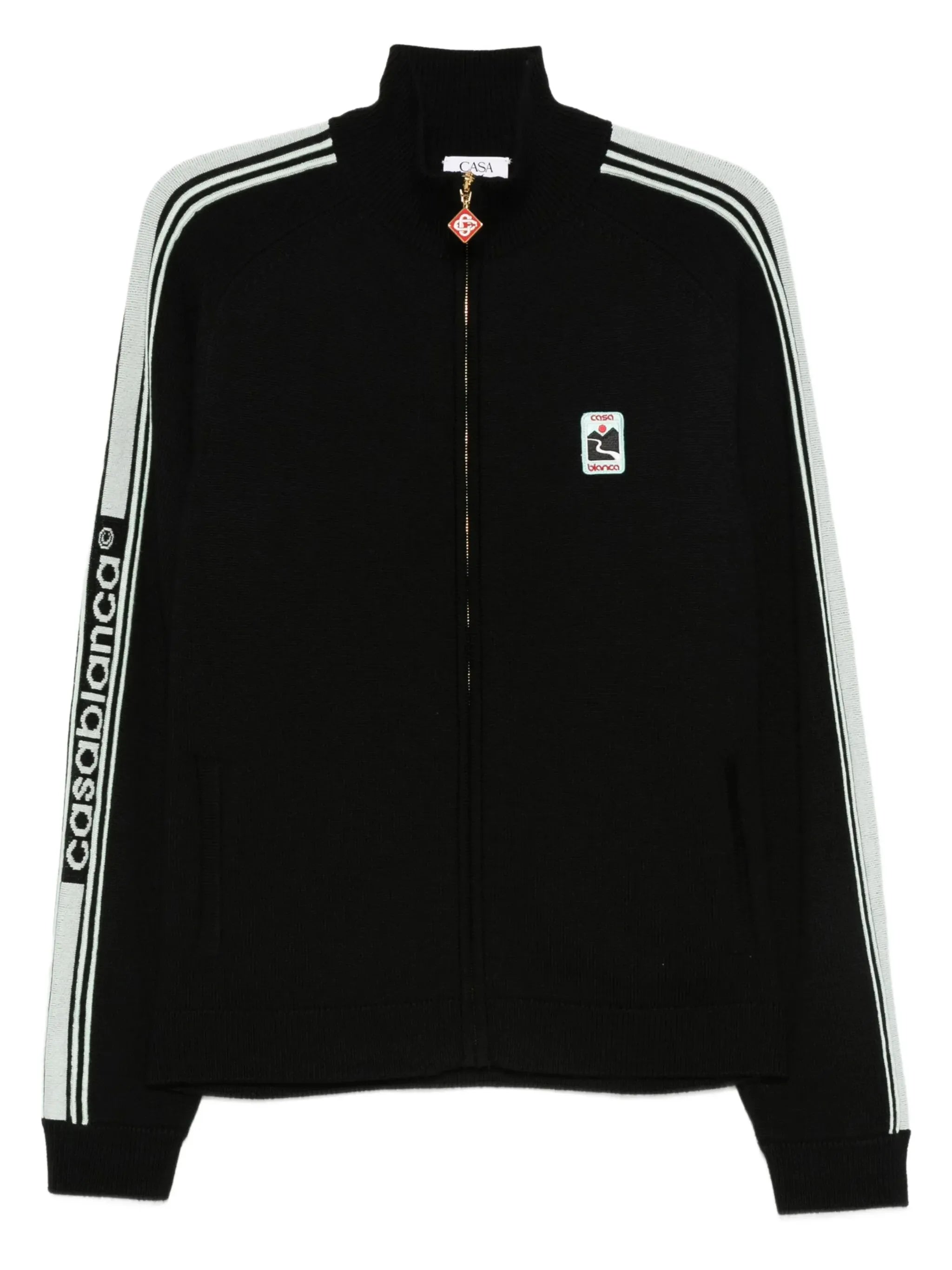 stripe-detail sweatshirt