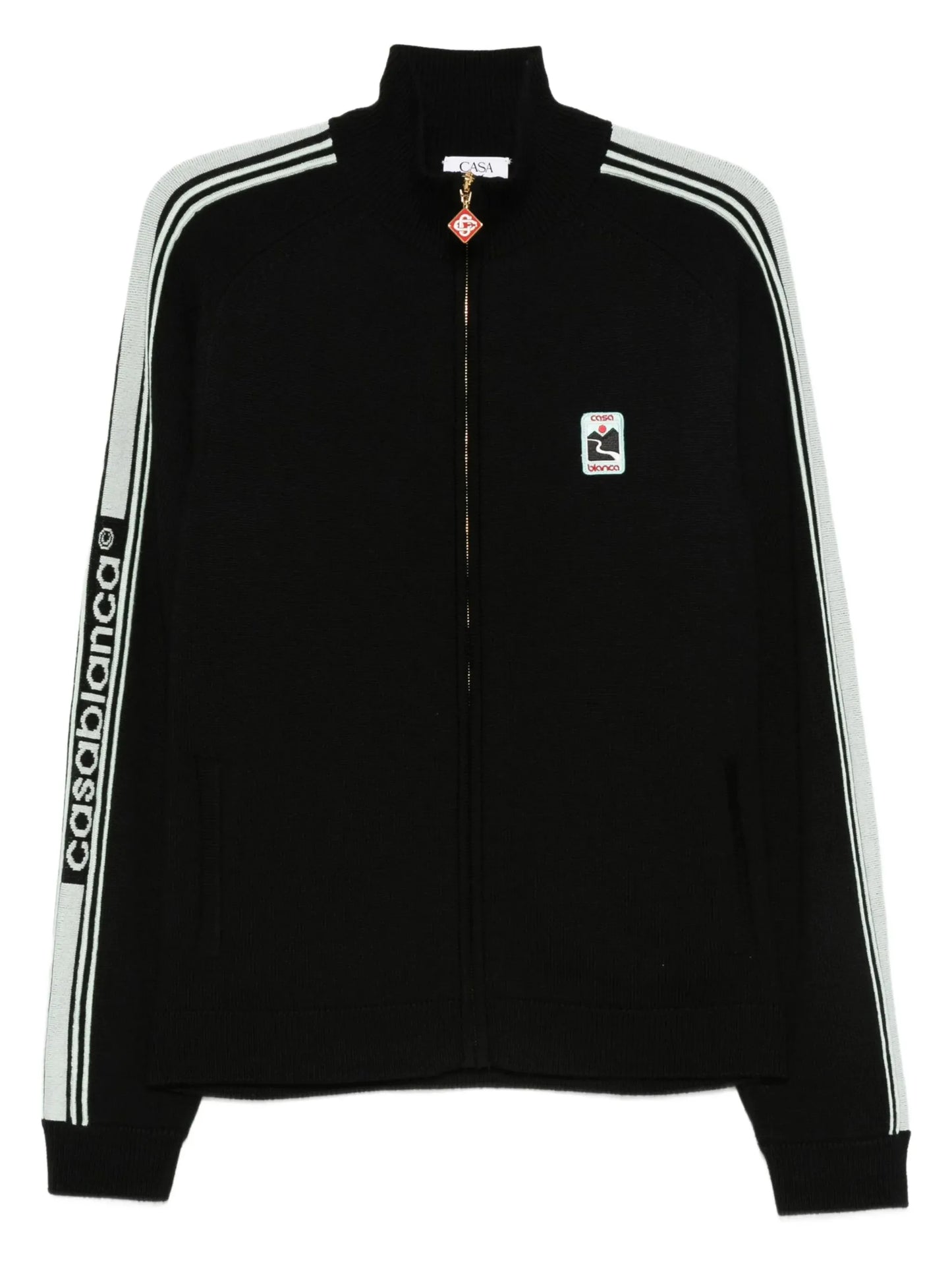 stripe-detail sweatshirt