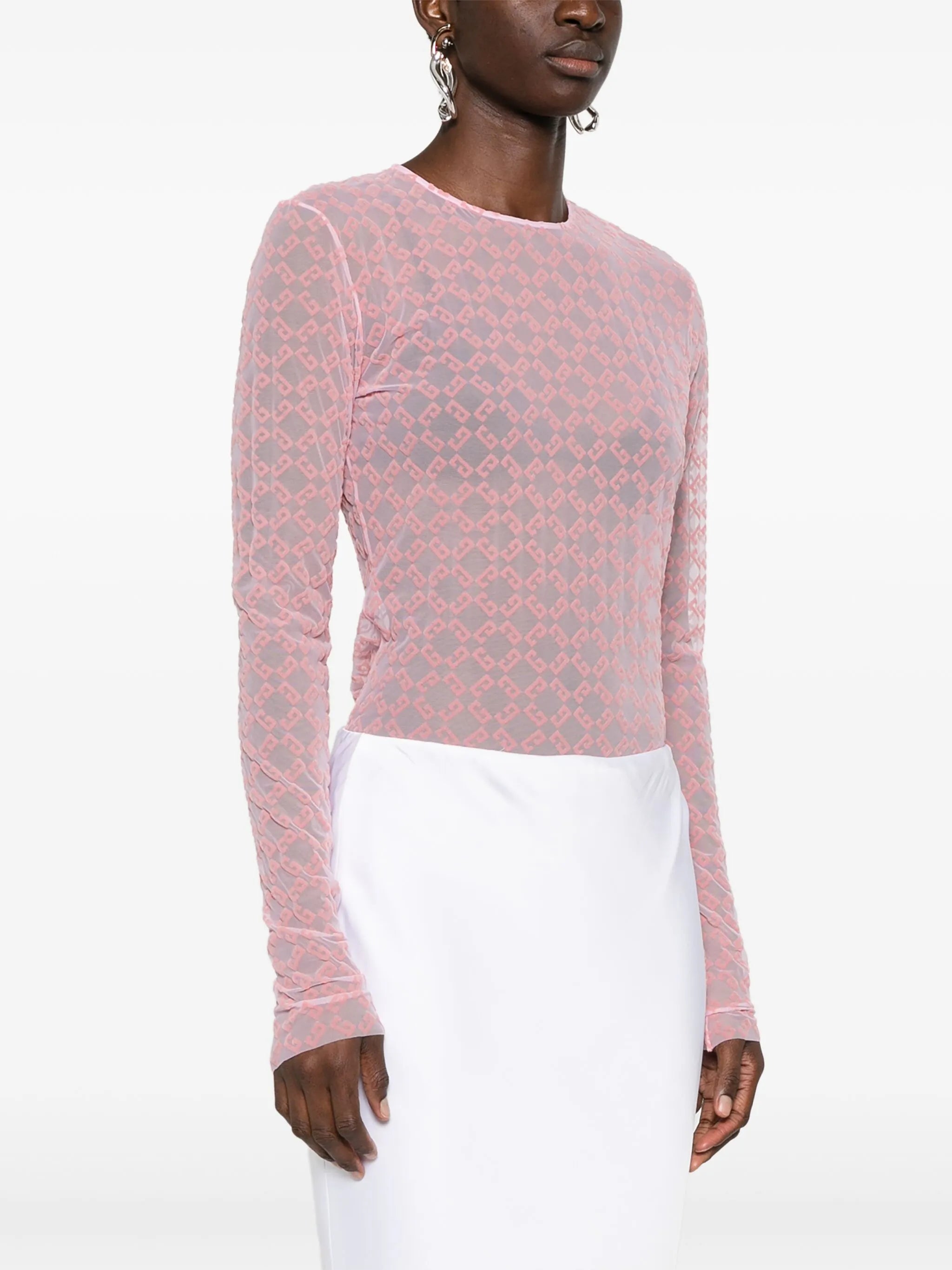 4G-jacquard bodysuit
