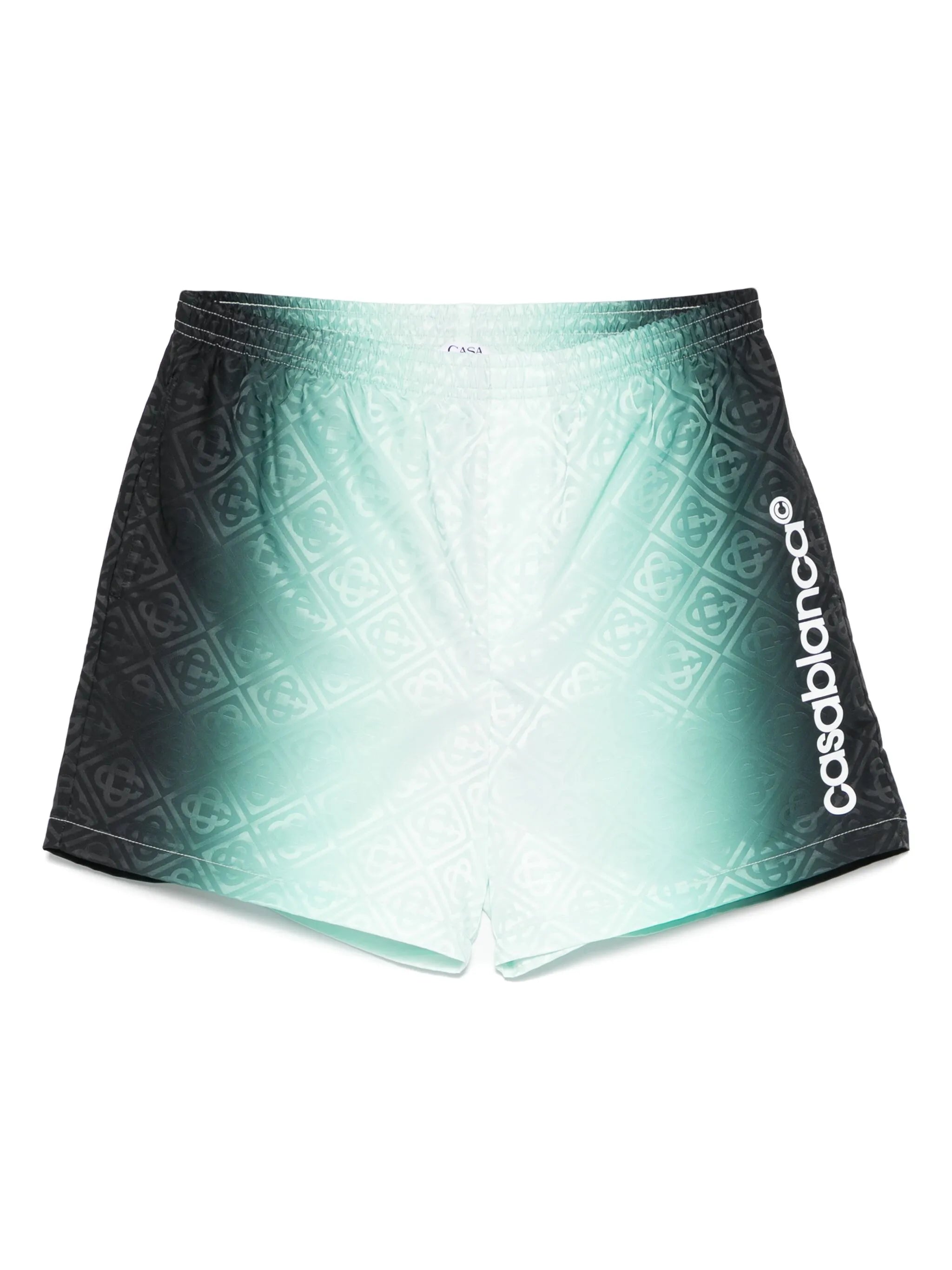 gradient-print swim shorts