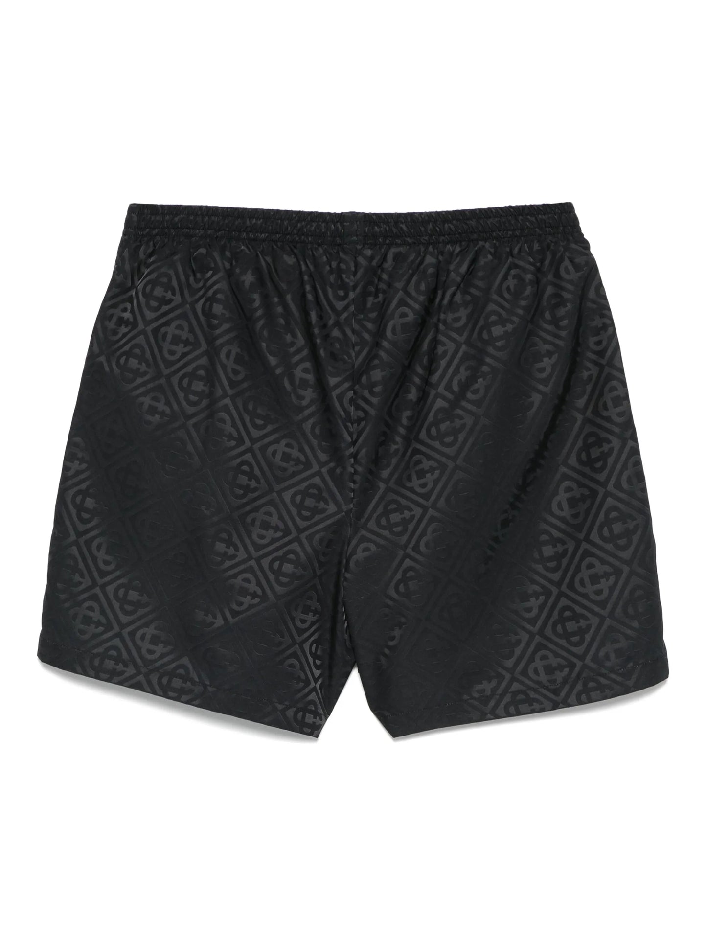 stripe-jacquard swim shorts