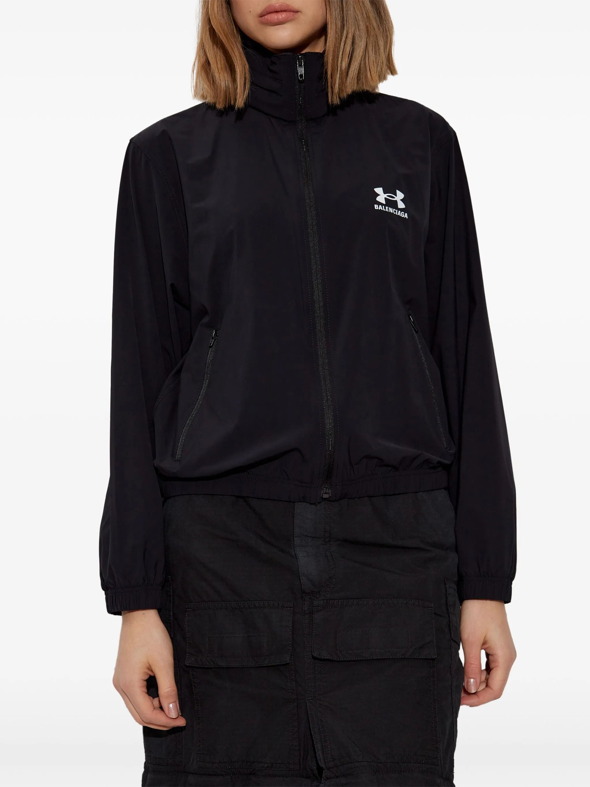 logo-print jacket