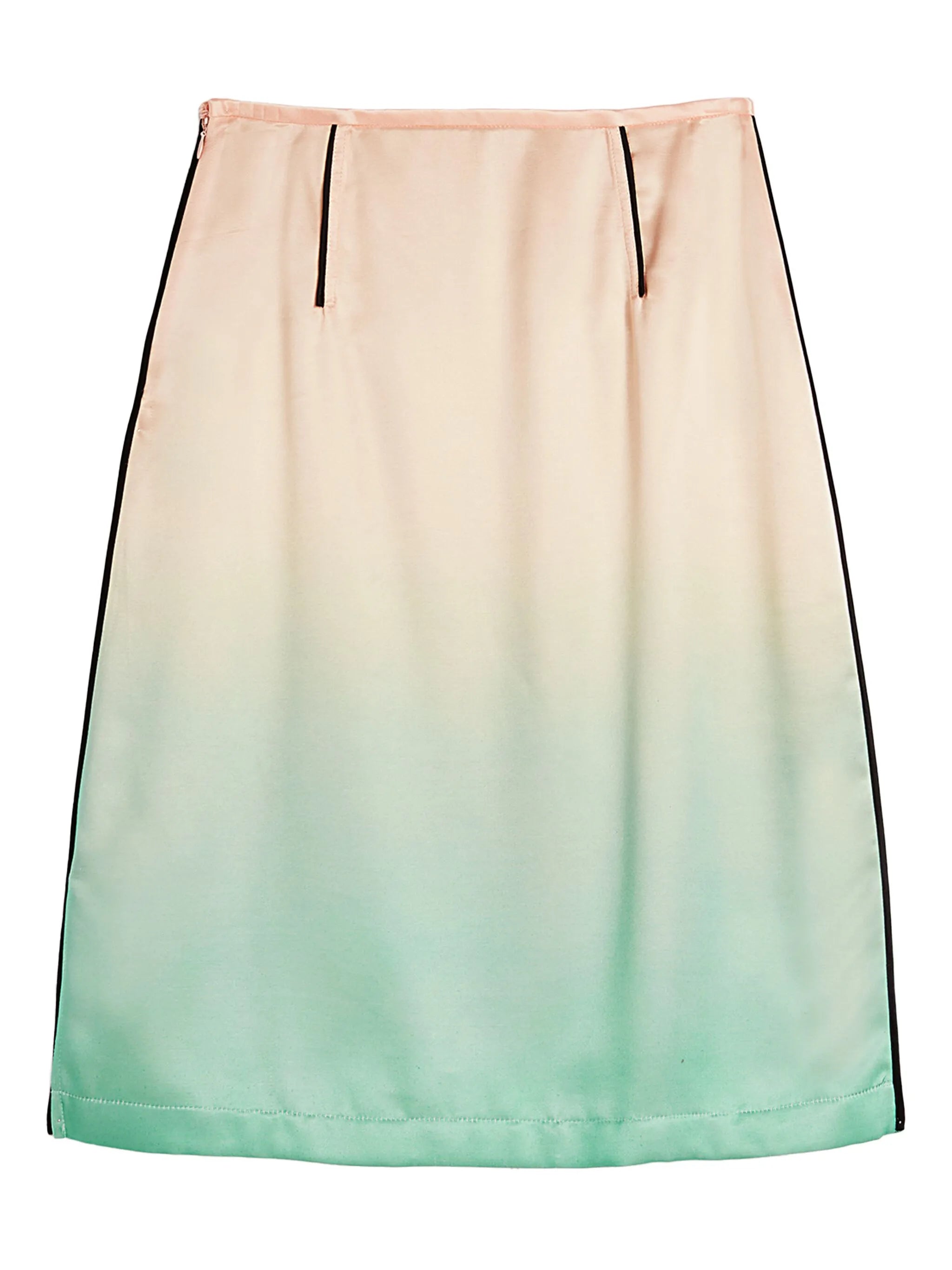 gradient-effect skirt