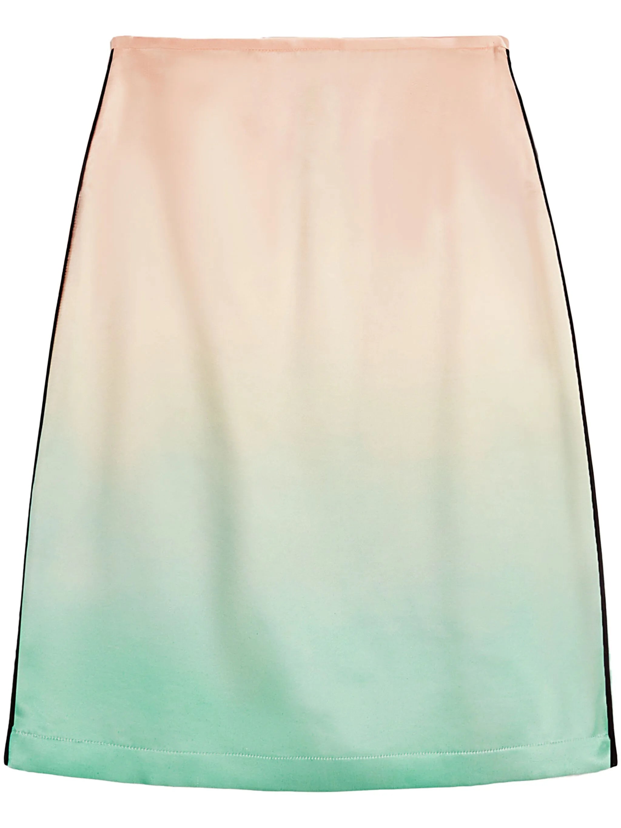 gradient-effect skirt