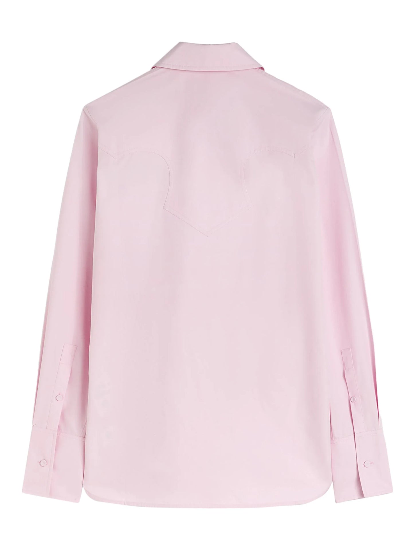 tie-detail cotton shirt