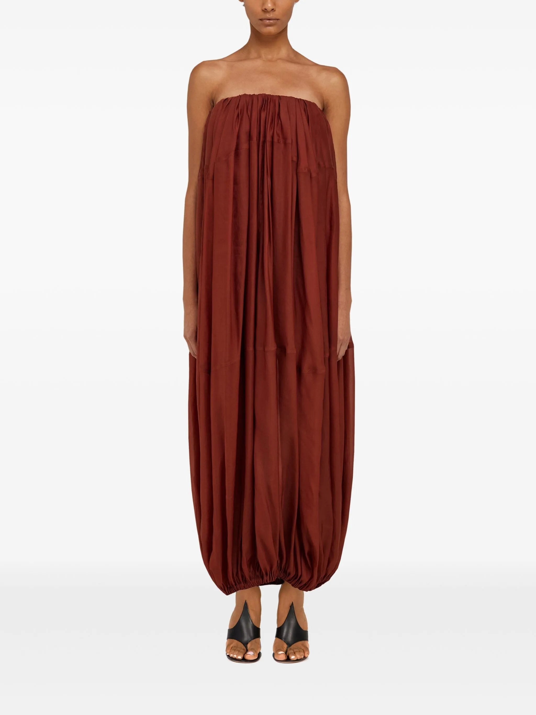 bustier maxi dress