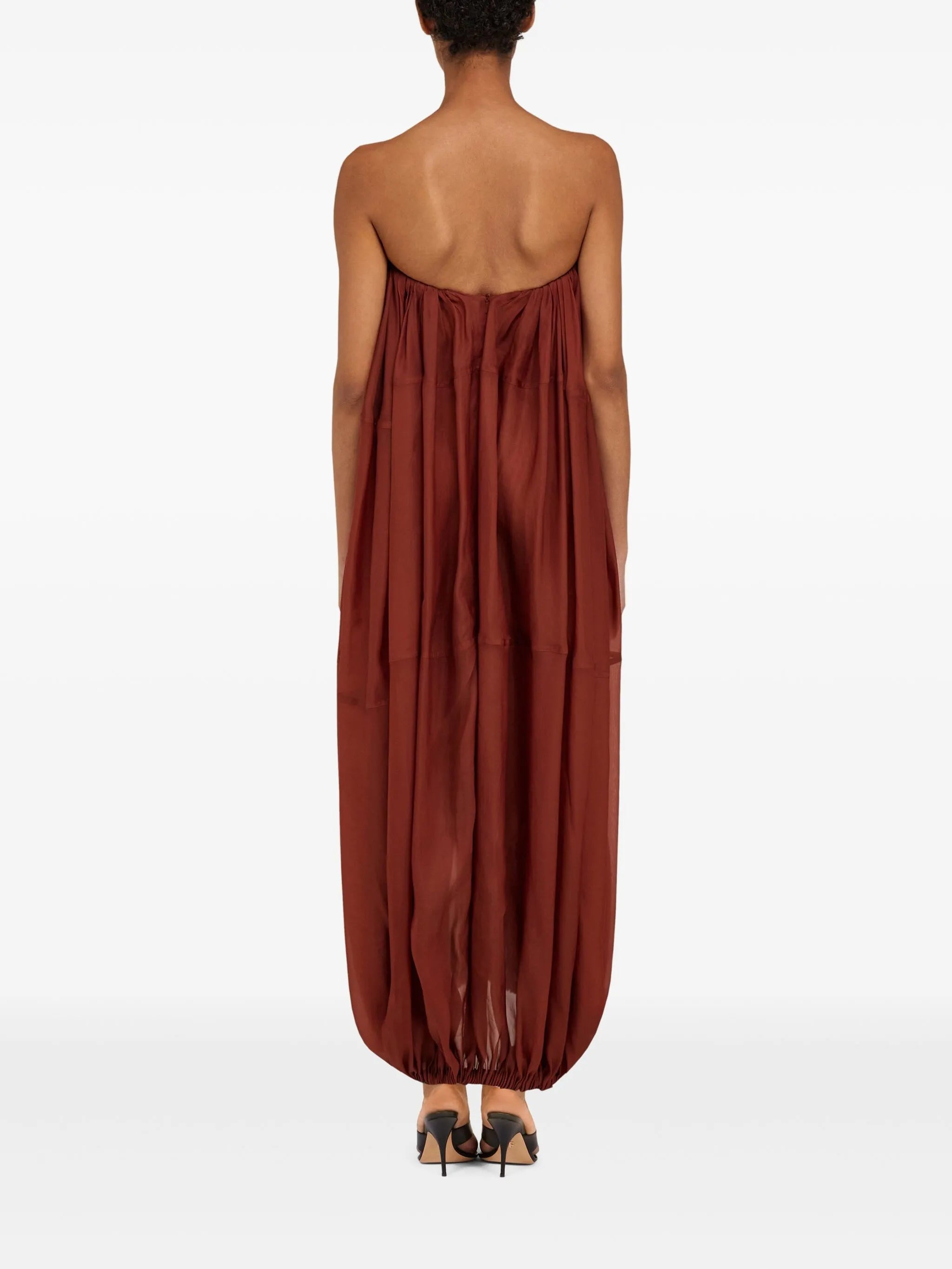 bustier maxi dress