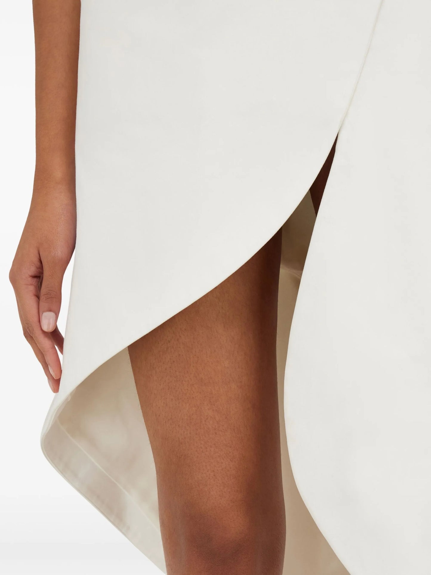asymmetric midi dress