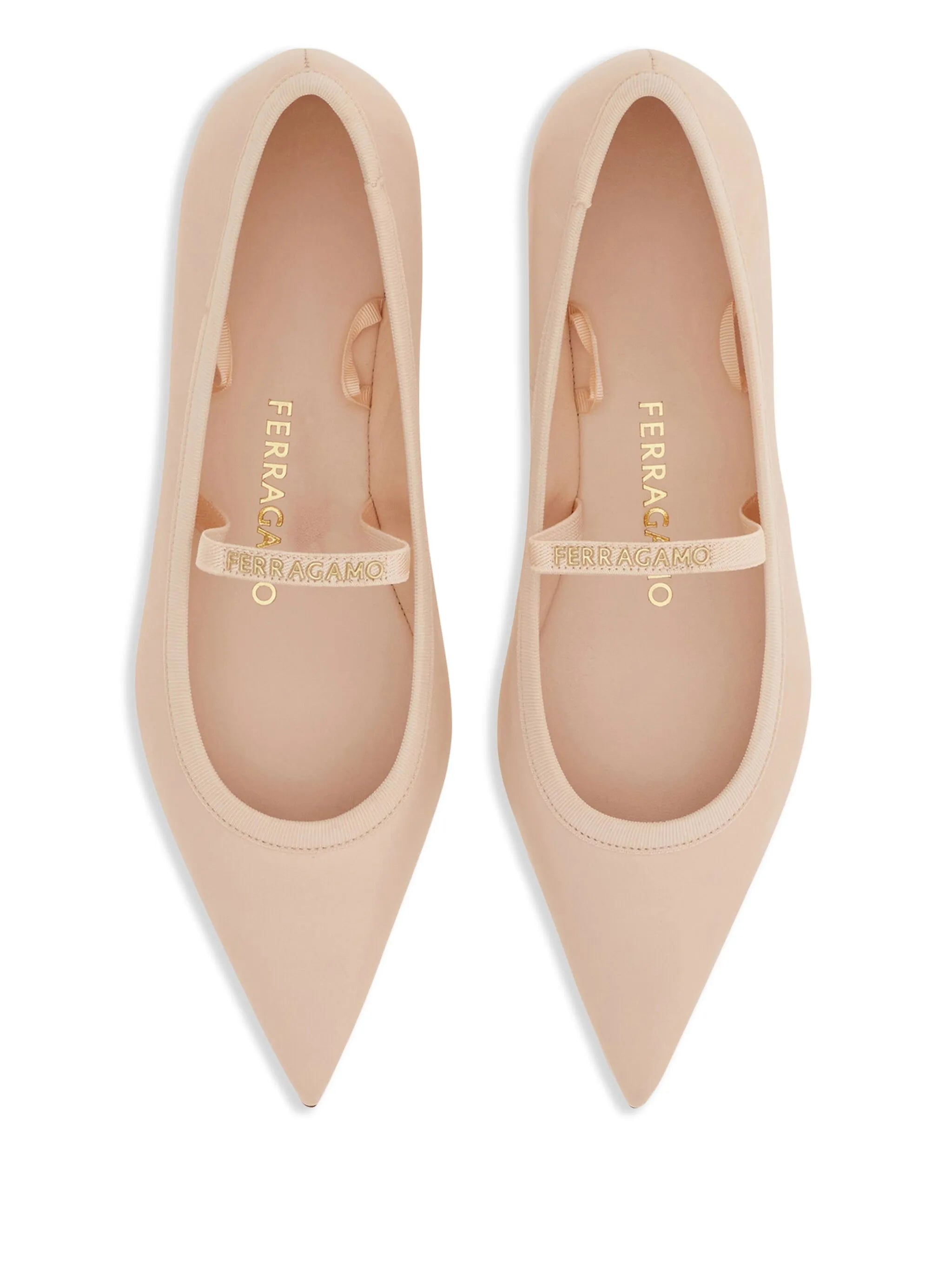 leather ballerina shoes