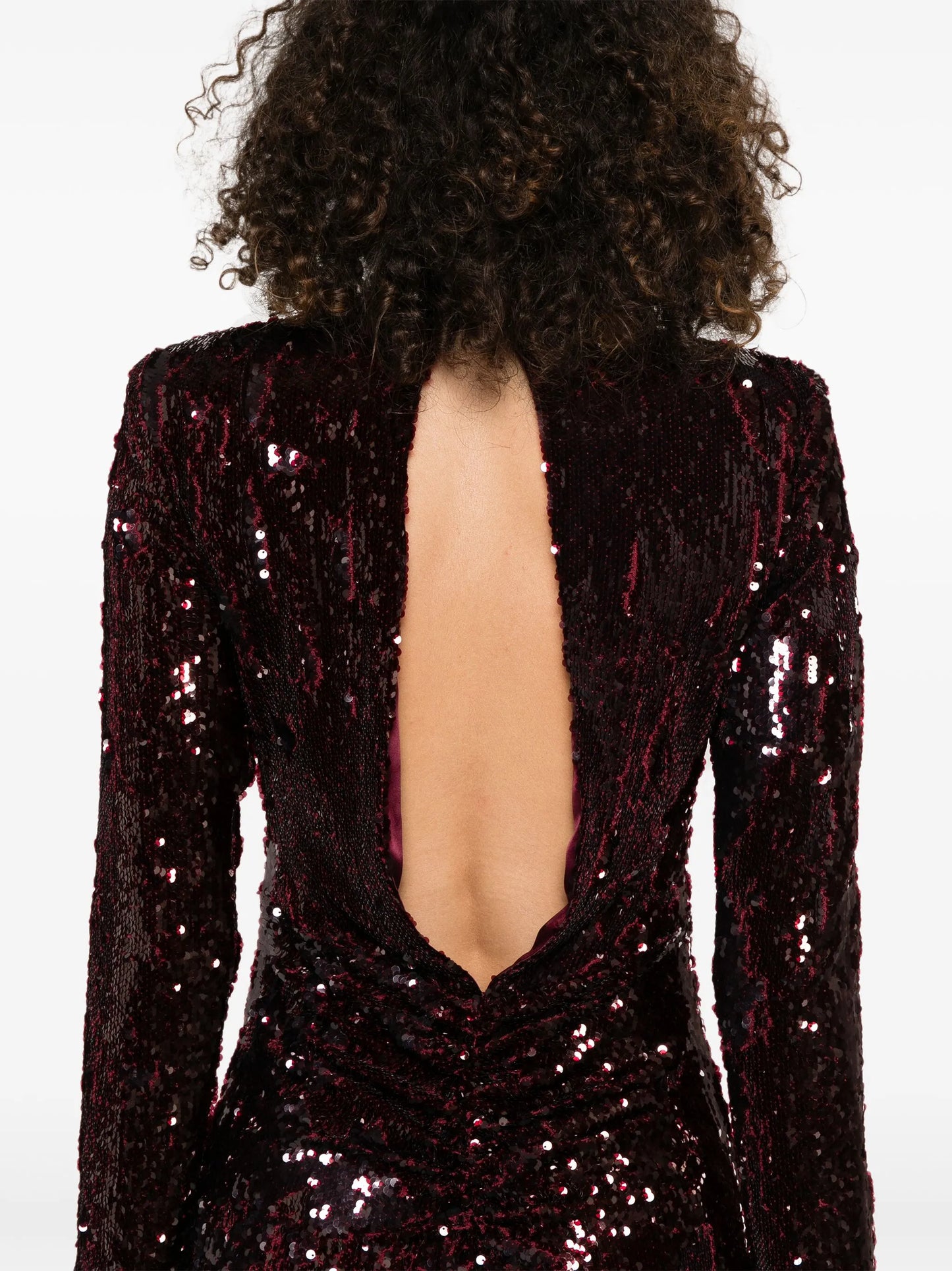 sequin-embellished maxi dress