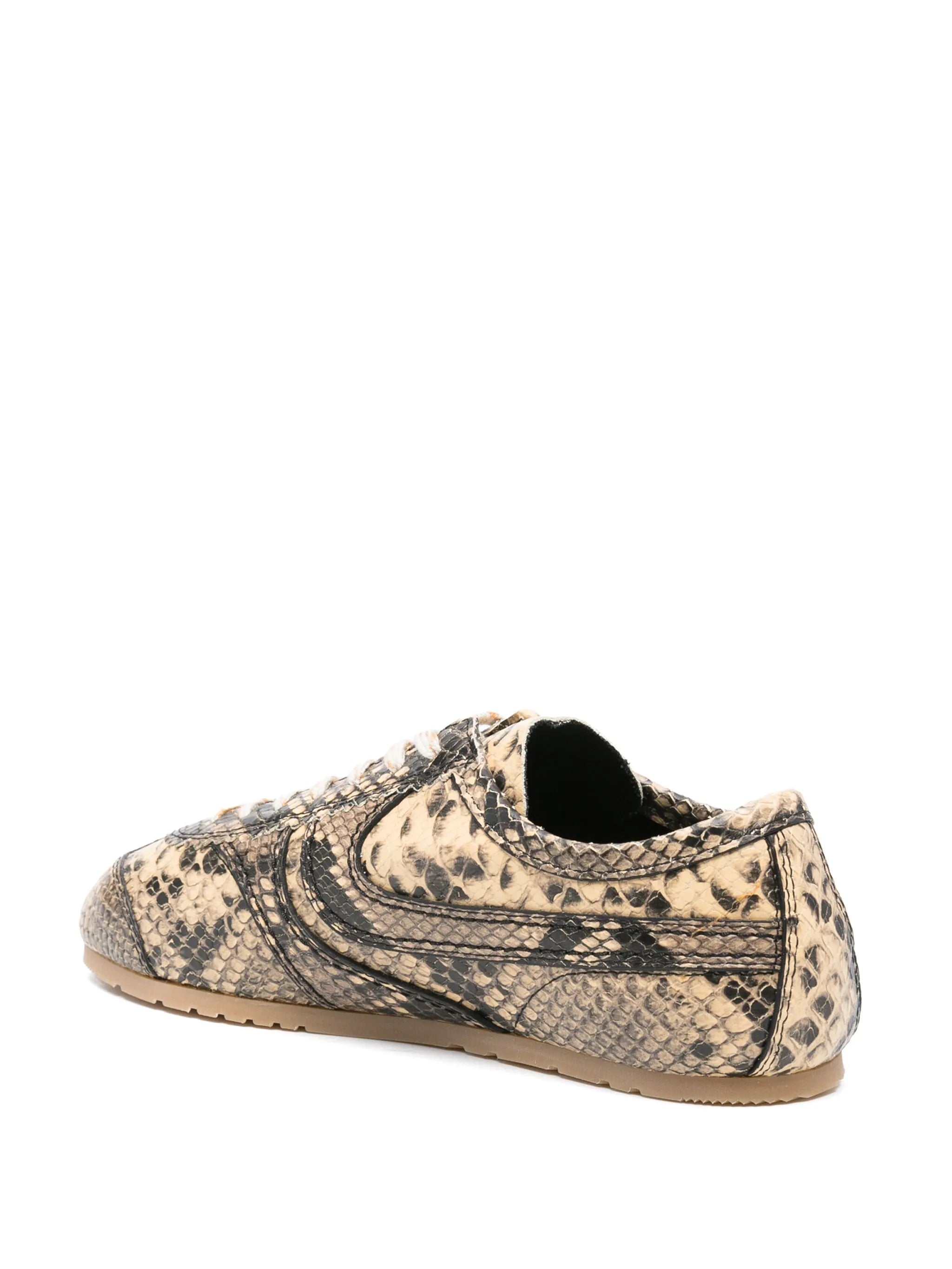snakeskin-print sneakers