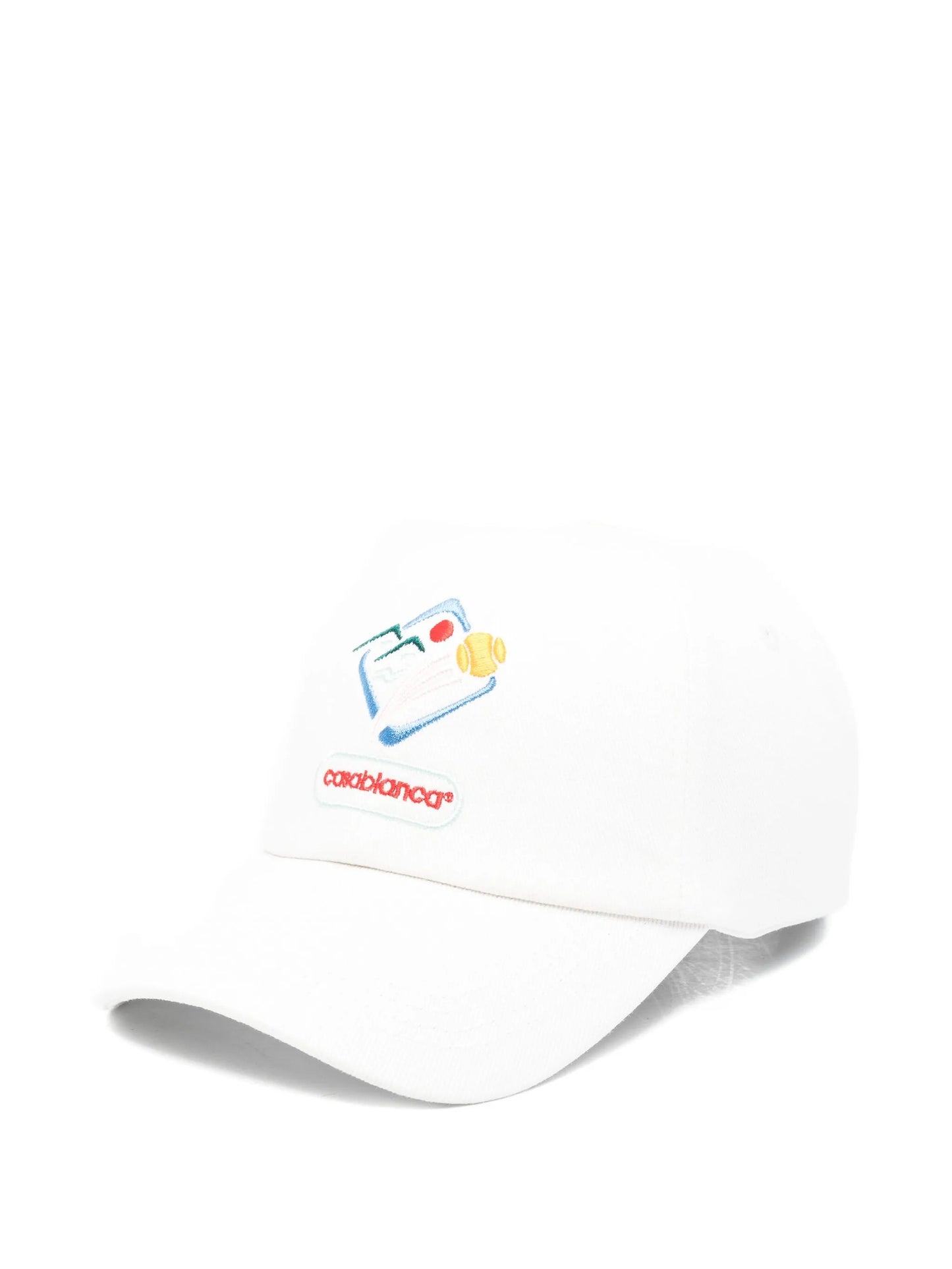 logo-embroidered baseball cap