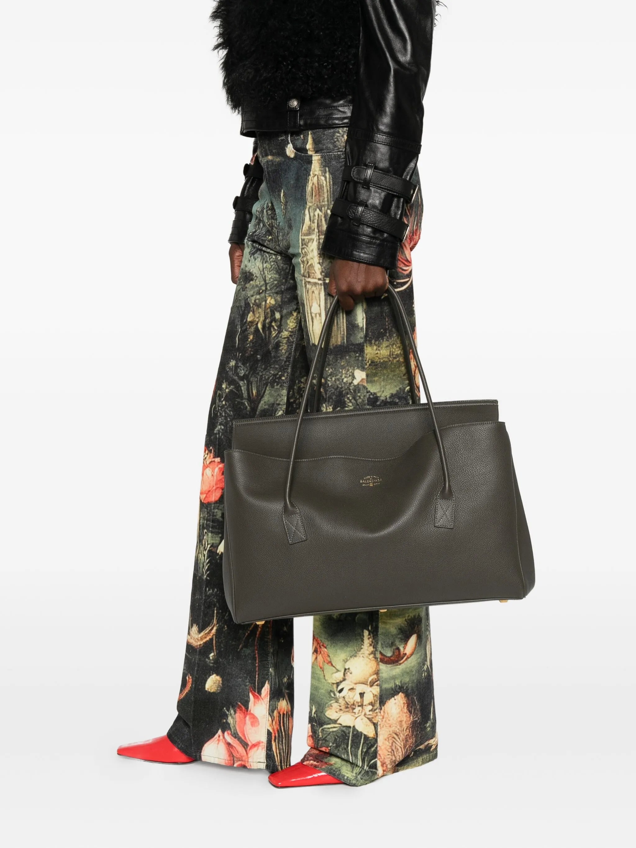 Carrie leather shoulder bag