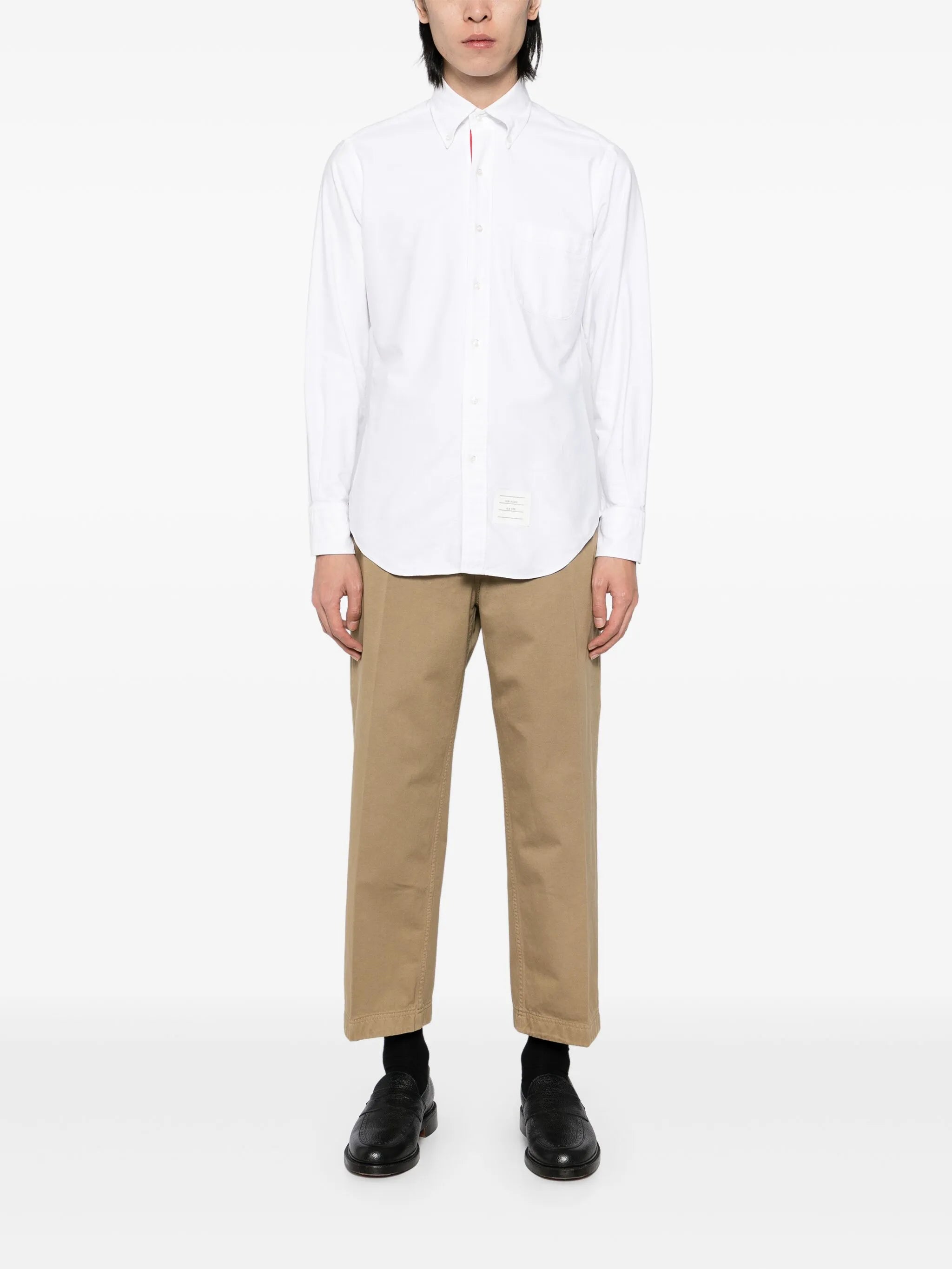 straight-leg trousers