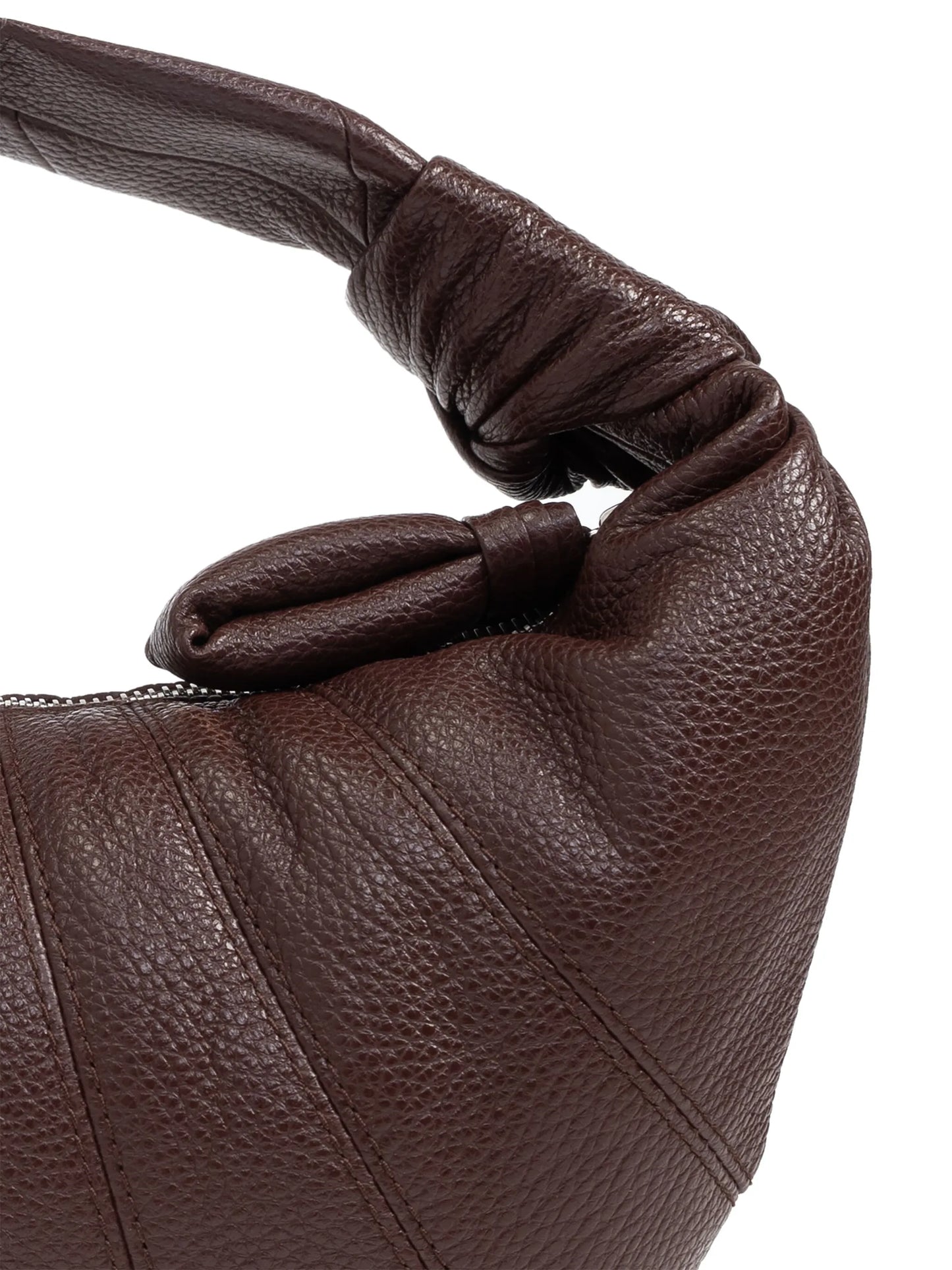 mini Fortune Croissant bag in leather