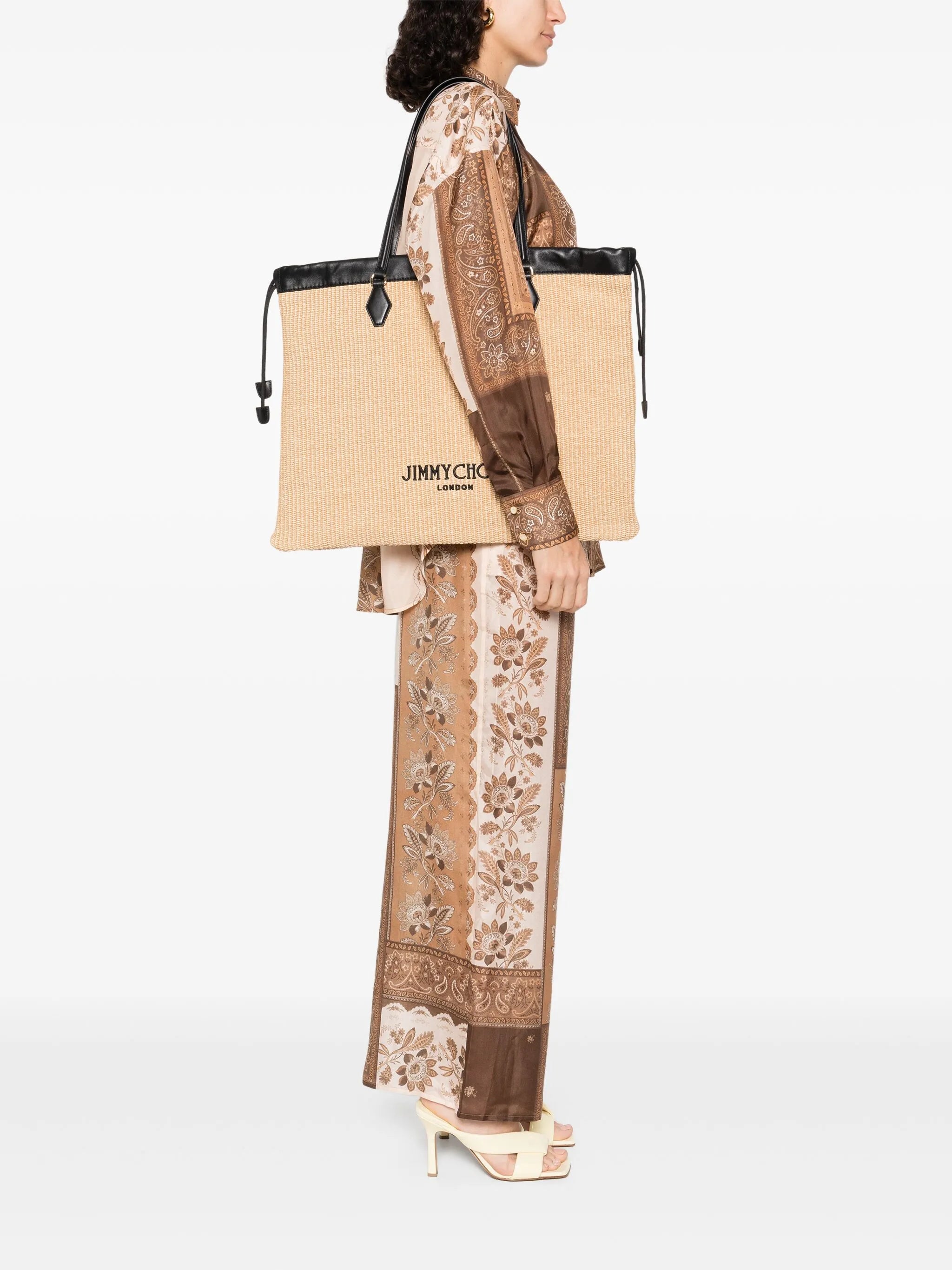 large drawstring tote bag