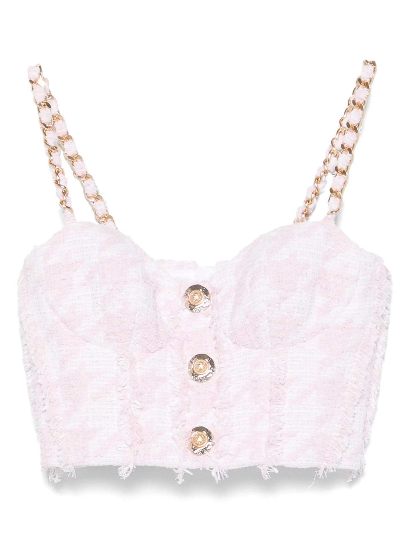 tweed bralette top