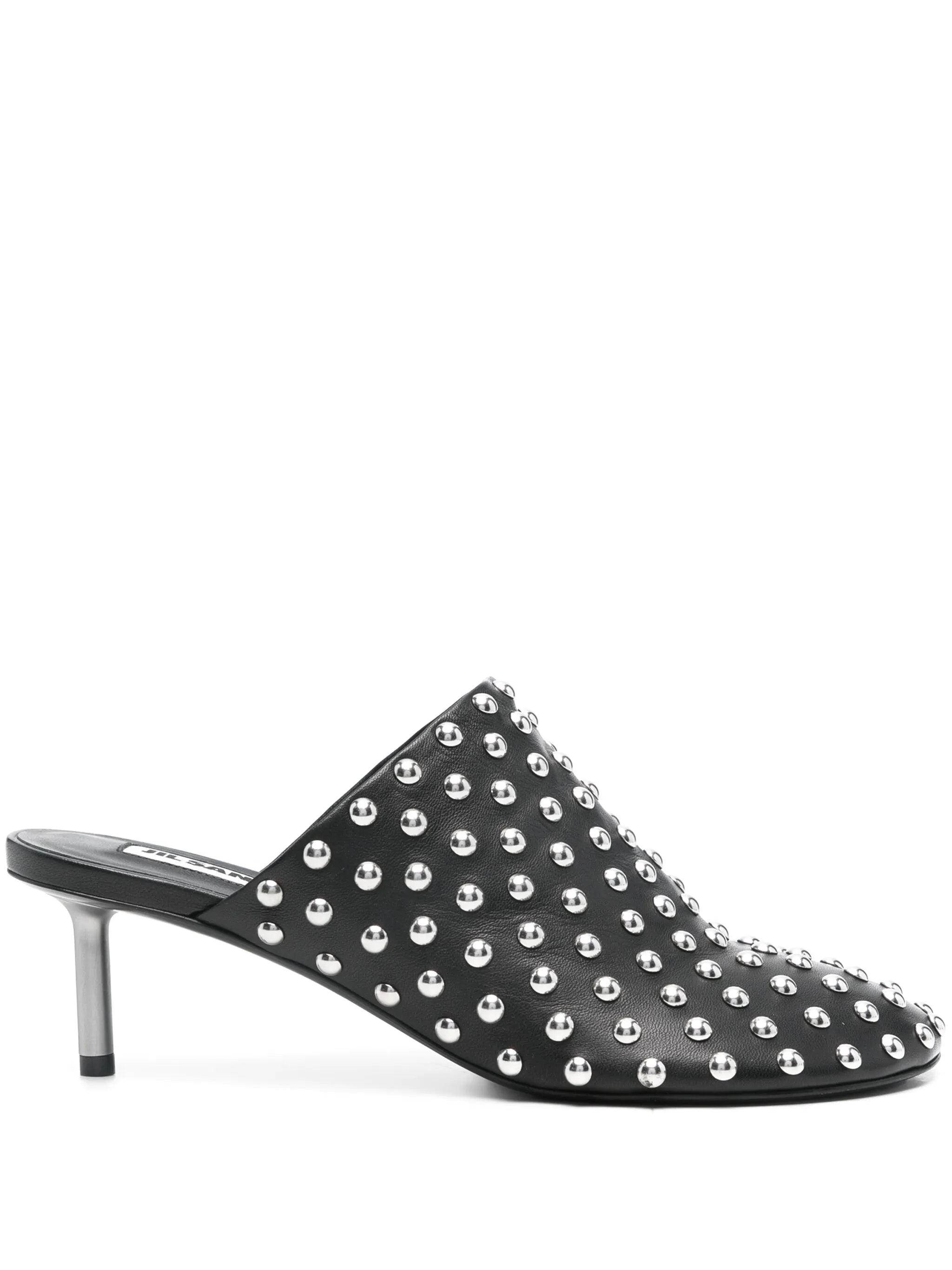 60mm stud-embellished mules