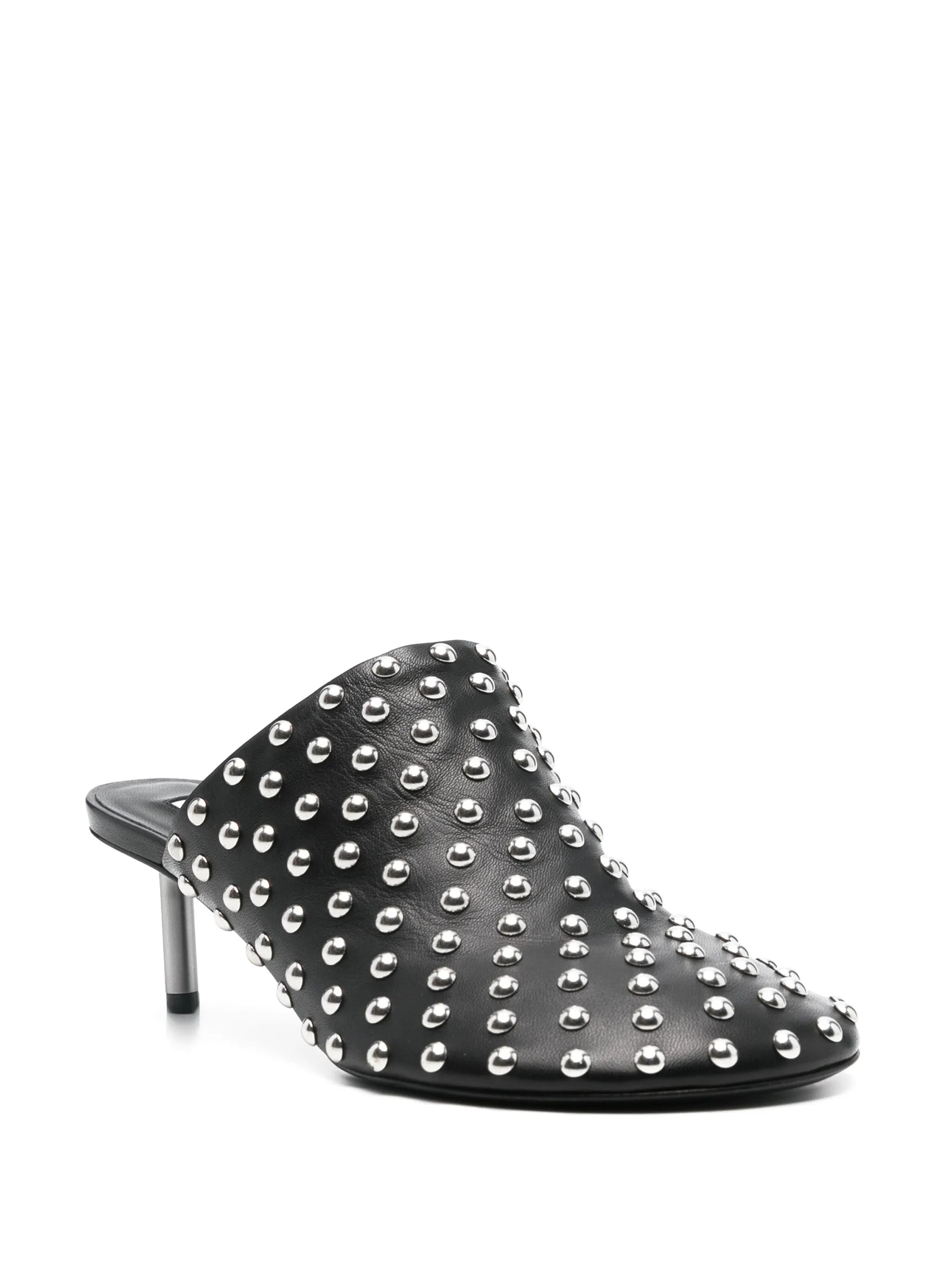 60mm stud-embellished mules