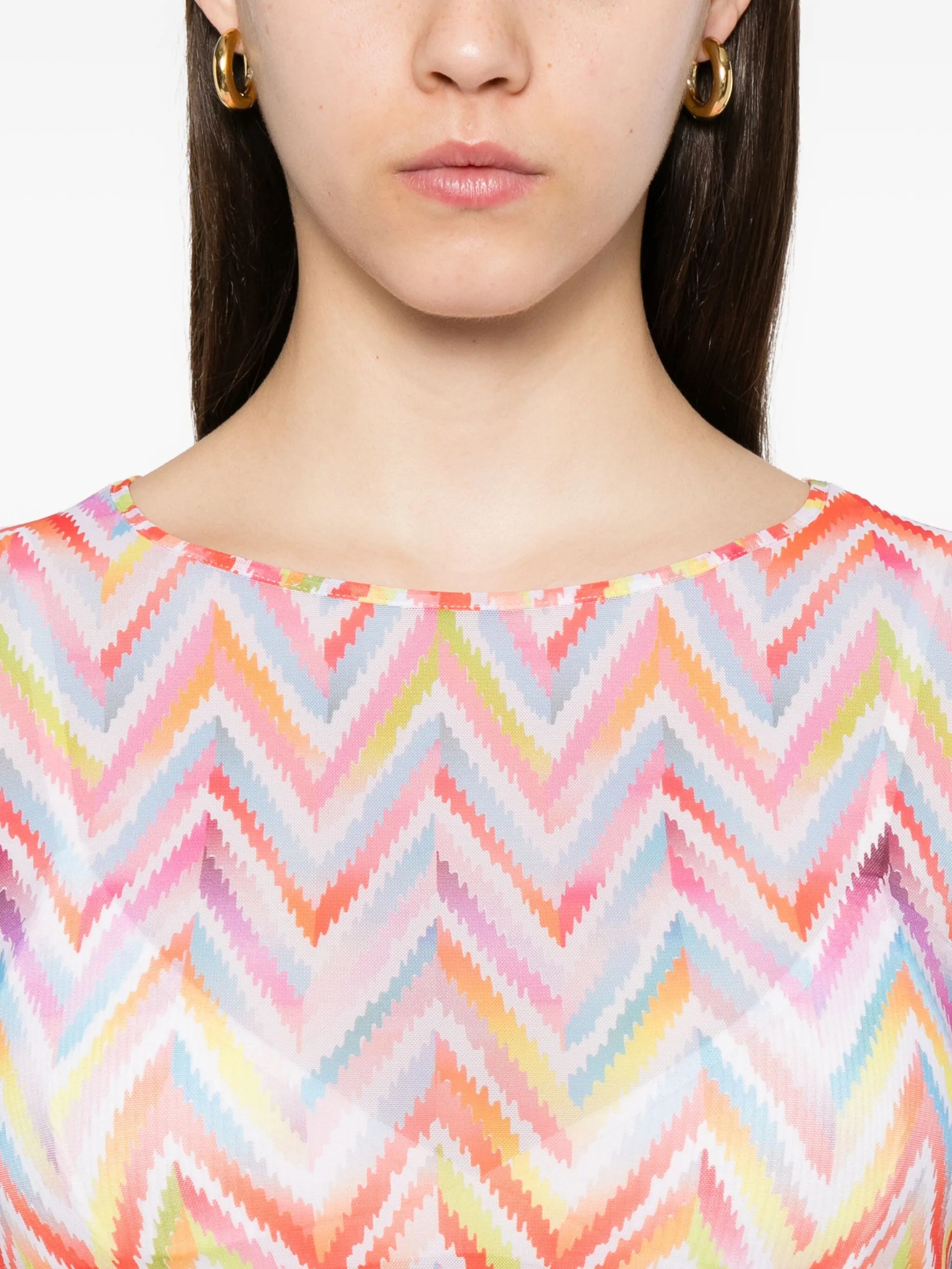 zigzag-print top