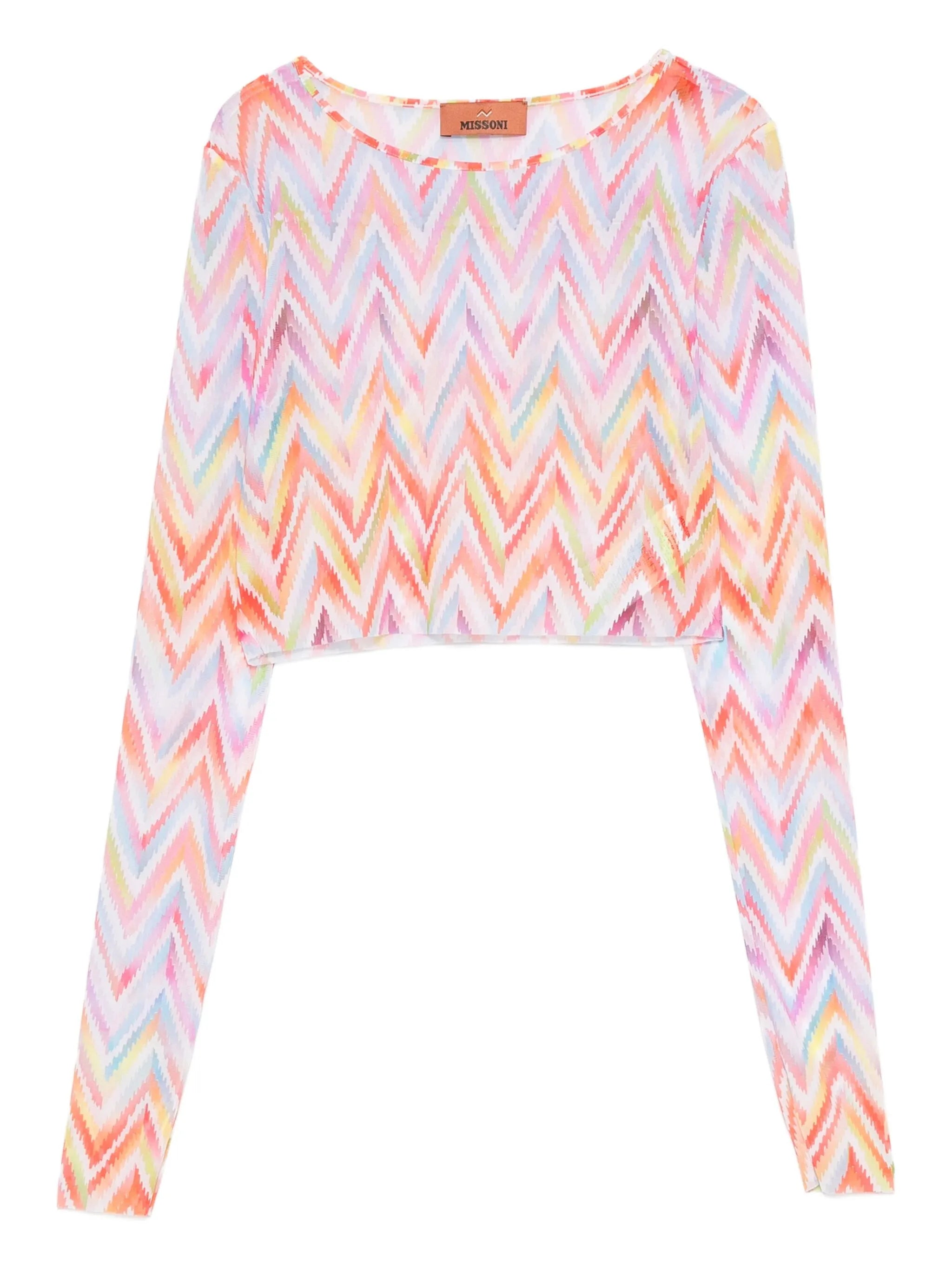 zigzag-print top