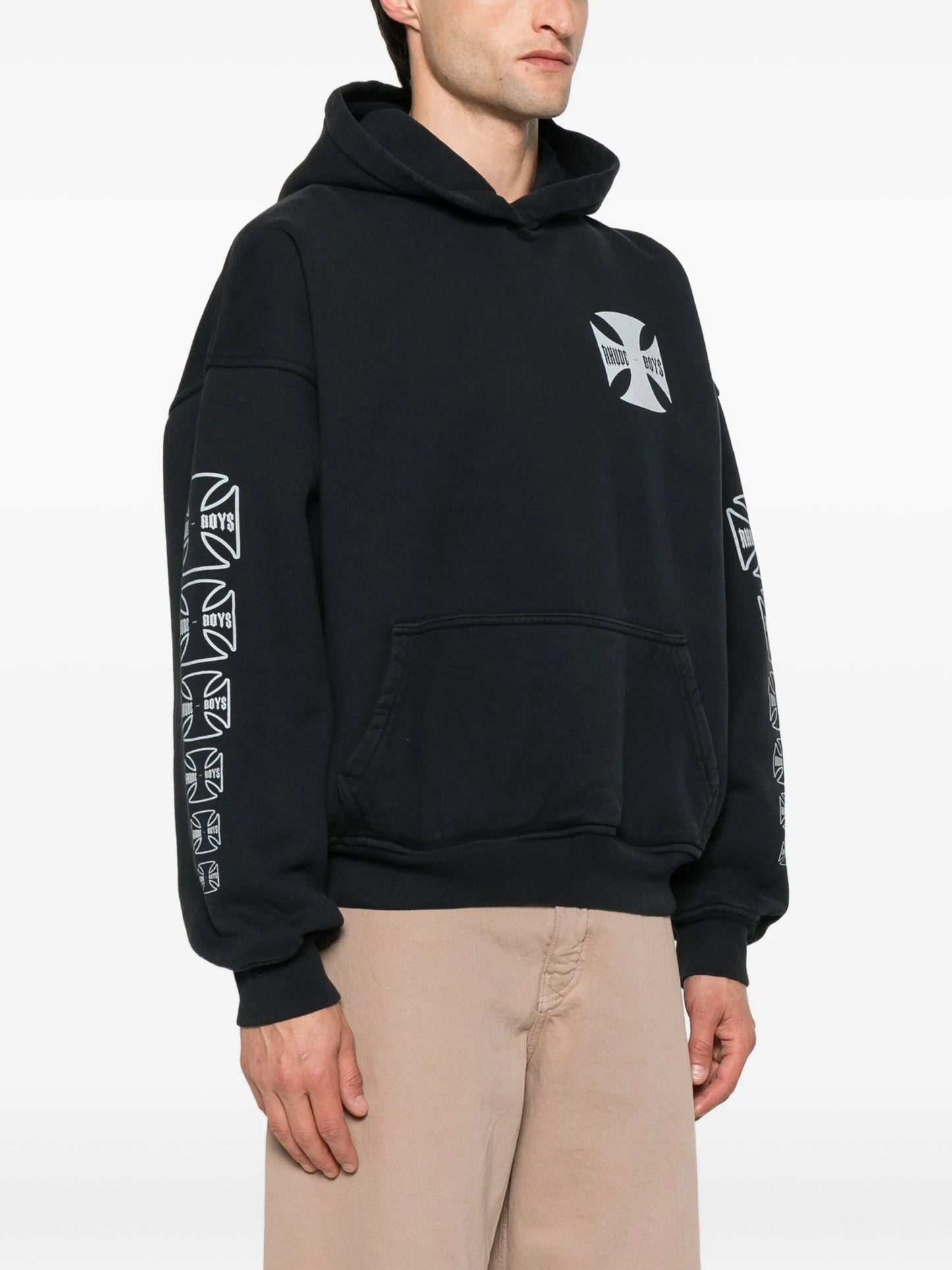 logo-print hoodie
