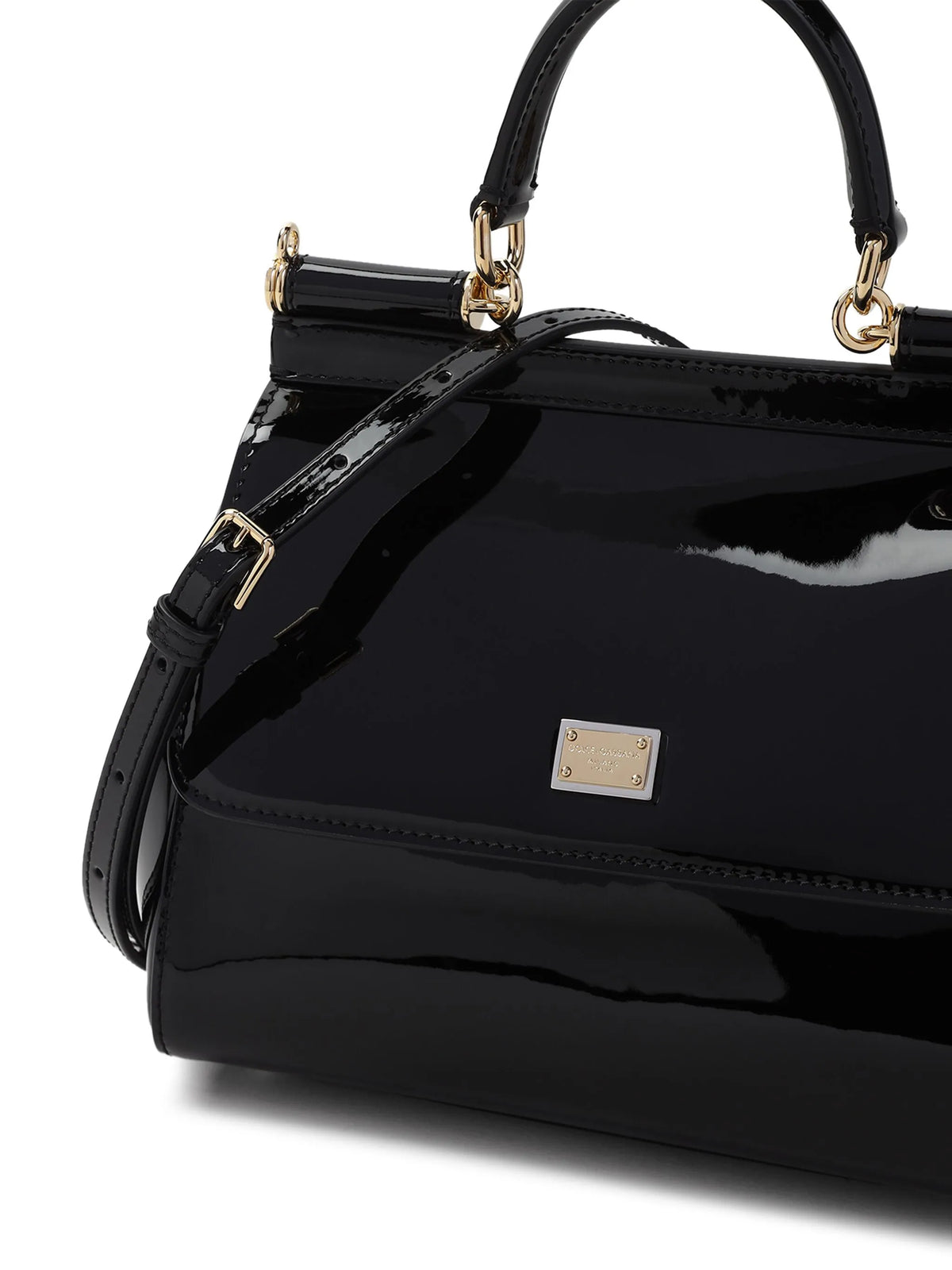 small Sicily handbag in patent leather