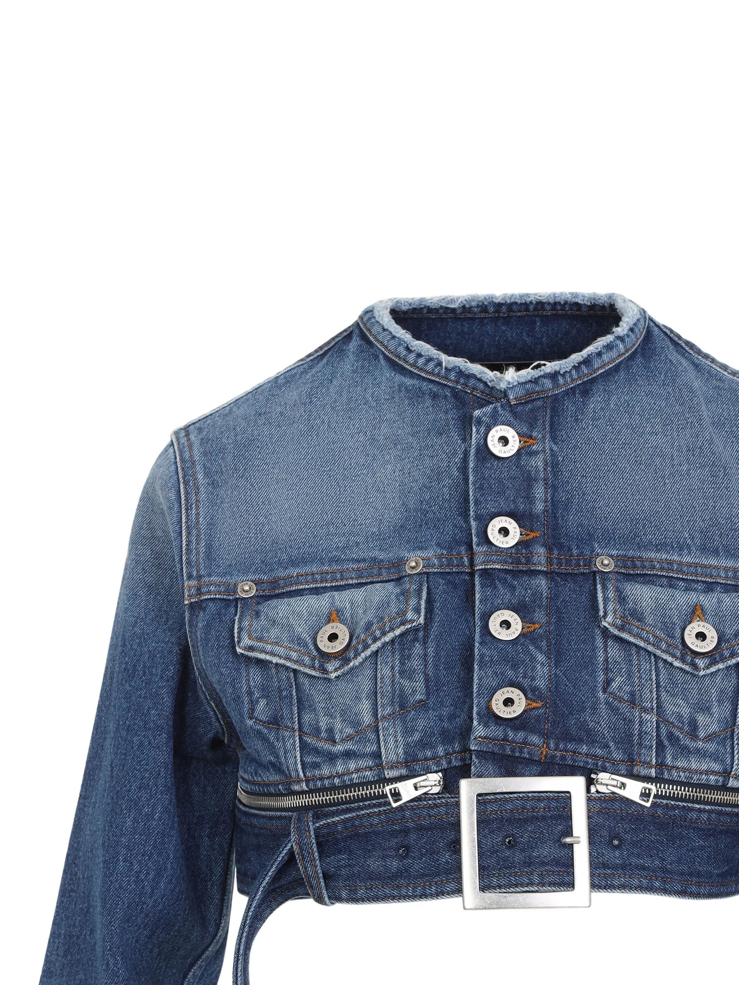 cropped denim jacket