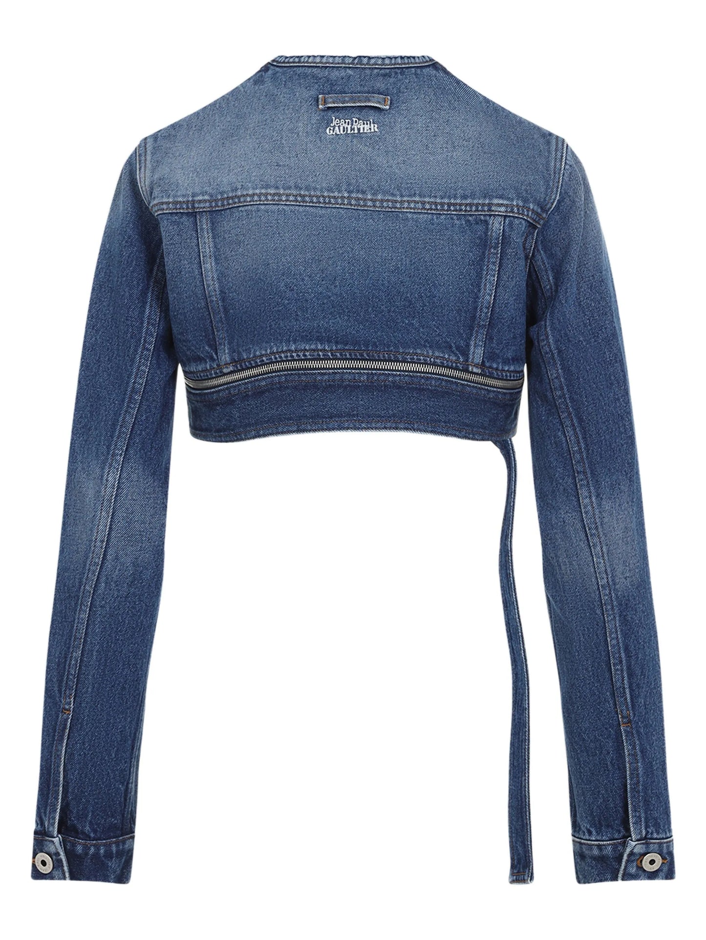 cropped denim jacket