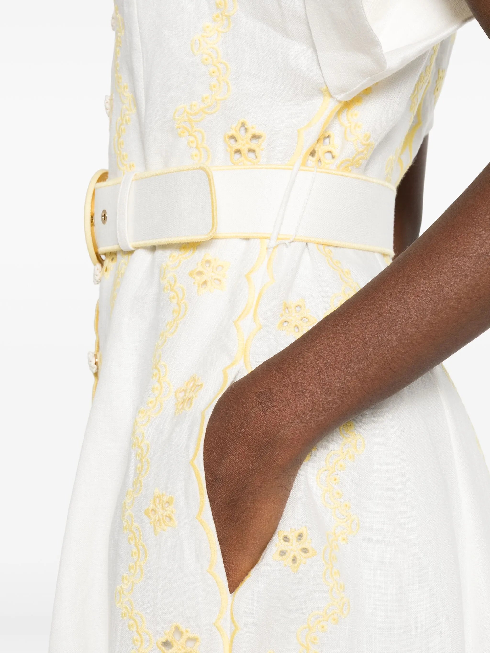 Lucky embroidered midi dress