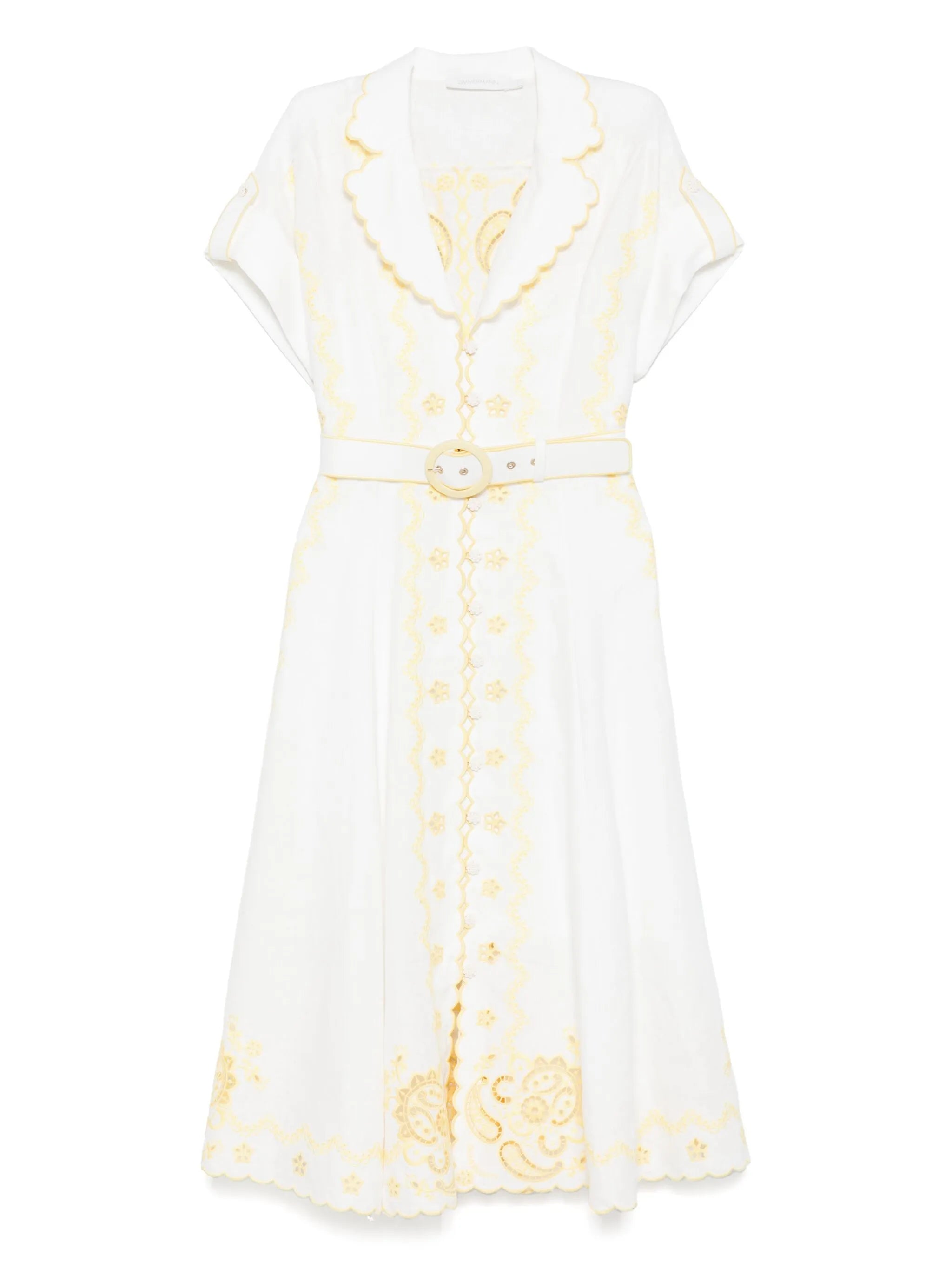 Lucky embroidered midi dress