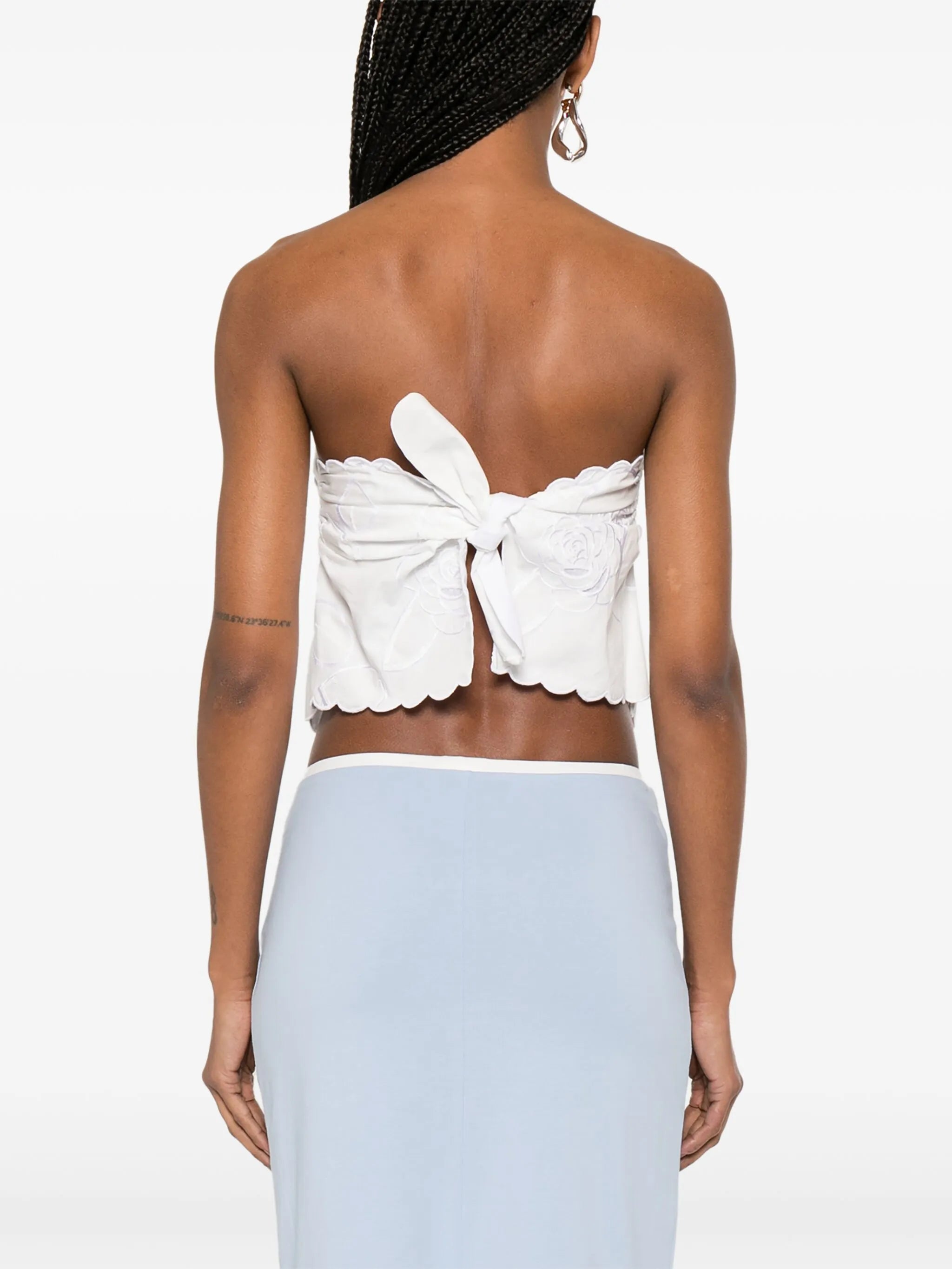 Beurre embroidered top