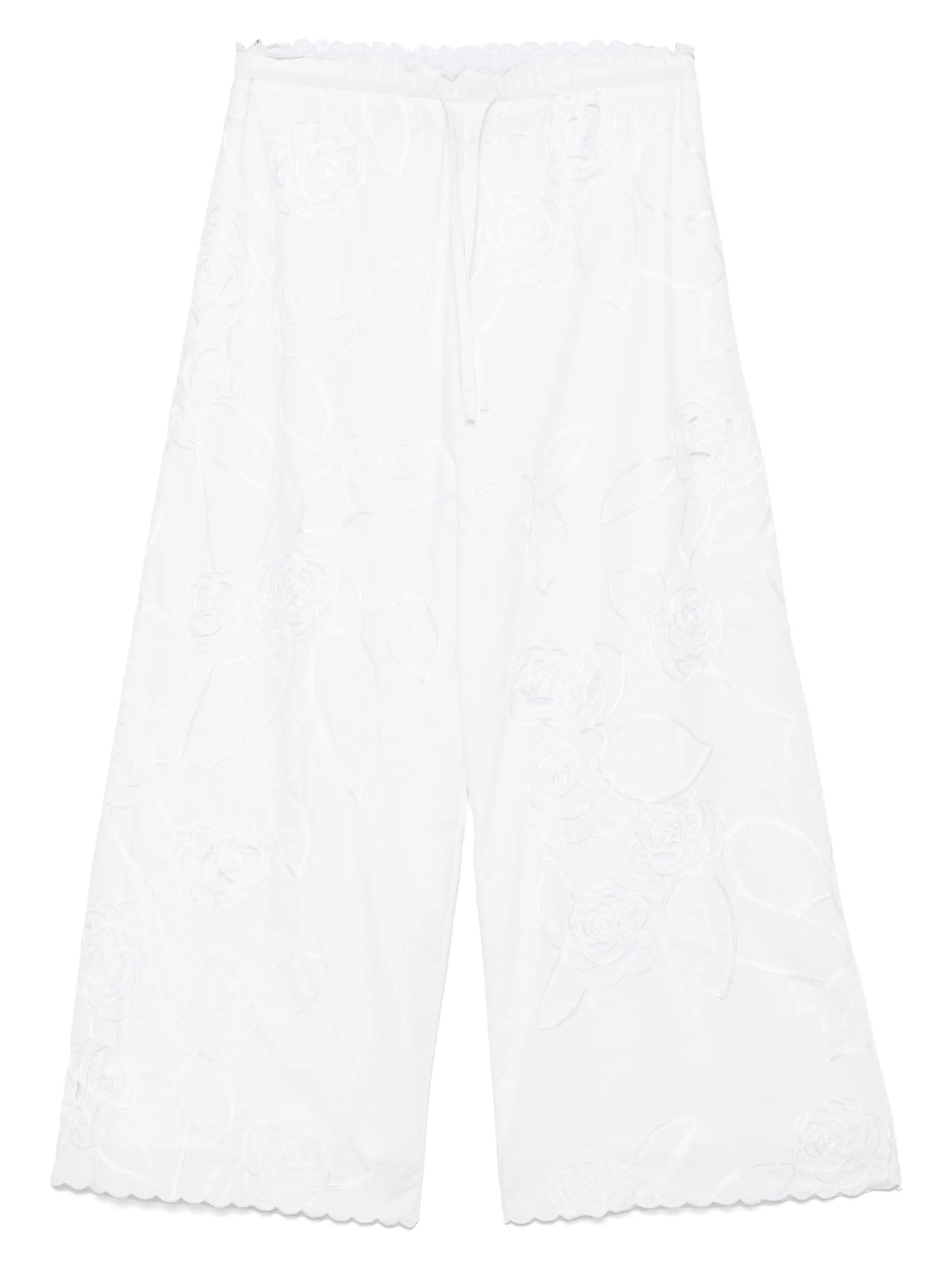 Petit Beurre-embroidered trousers