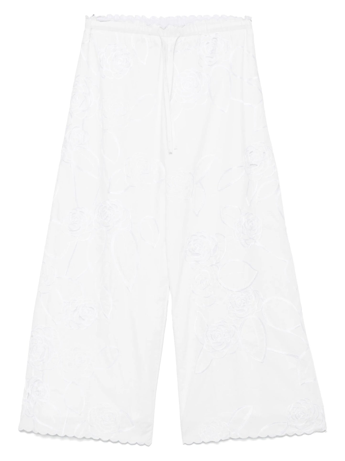 Petit Beurre-embroidered trousers