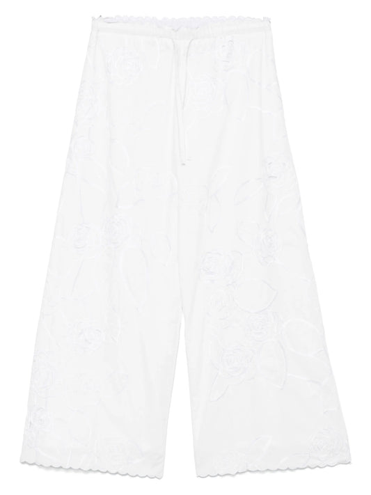Petit Beurre-embroidered trousers