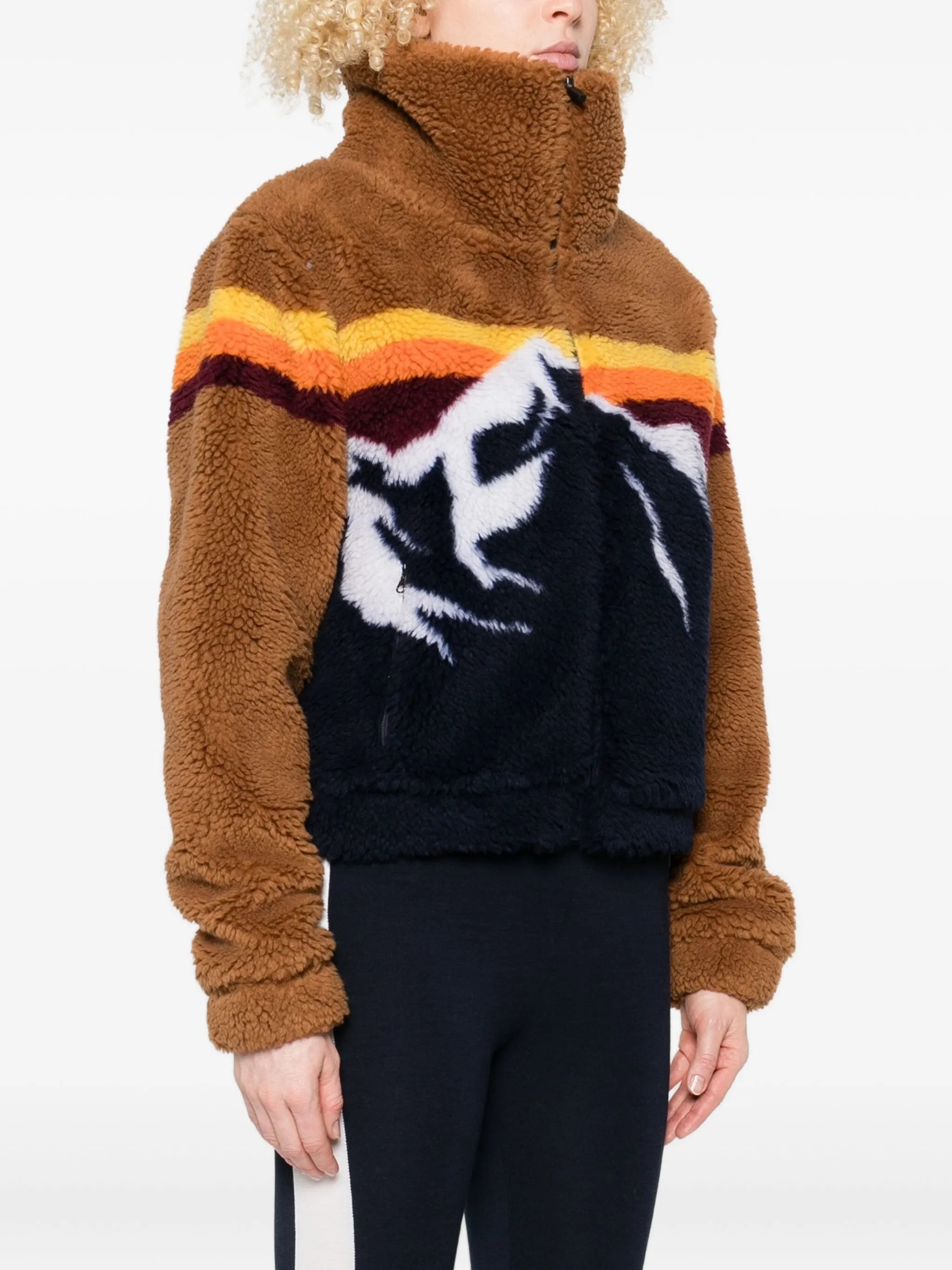 fleece zip-up jacket