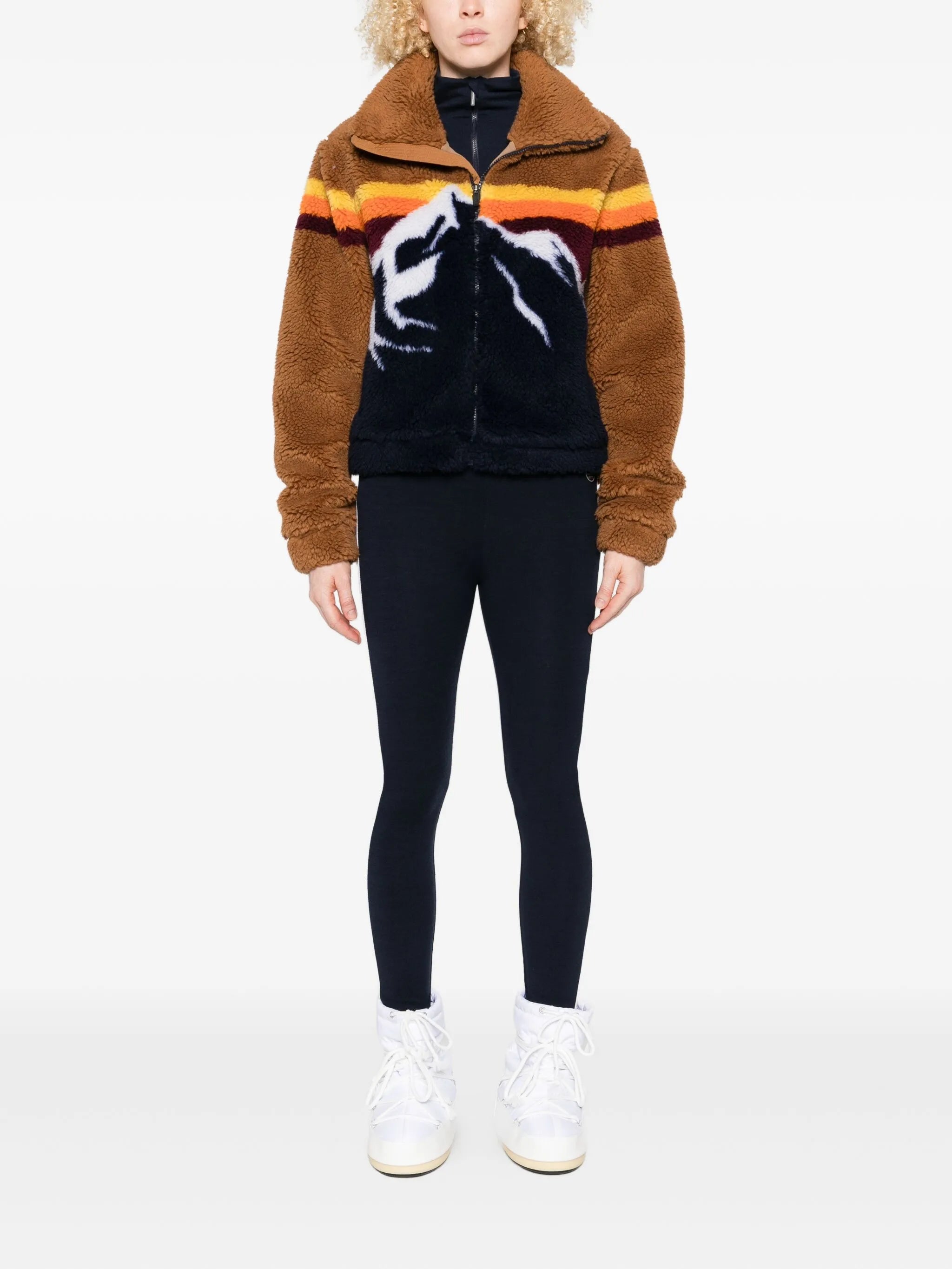 fleece zip-up jacket