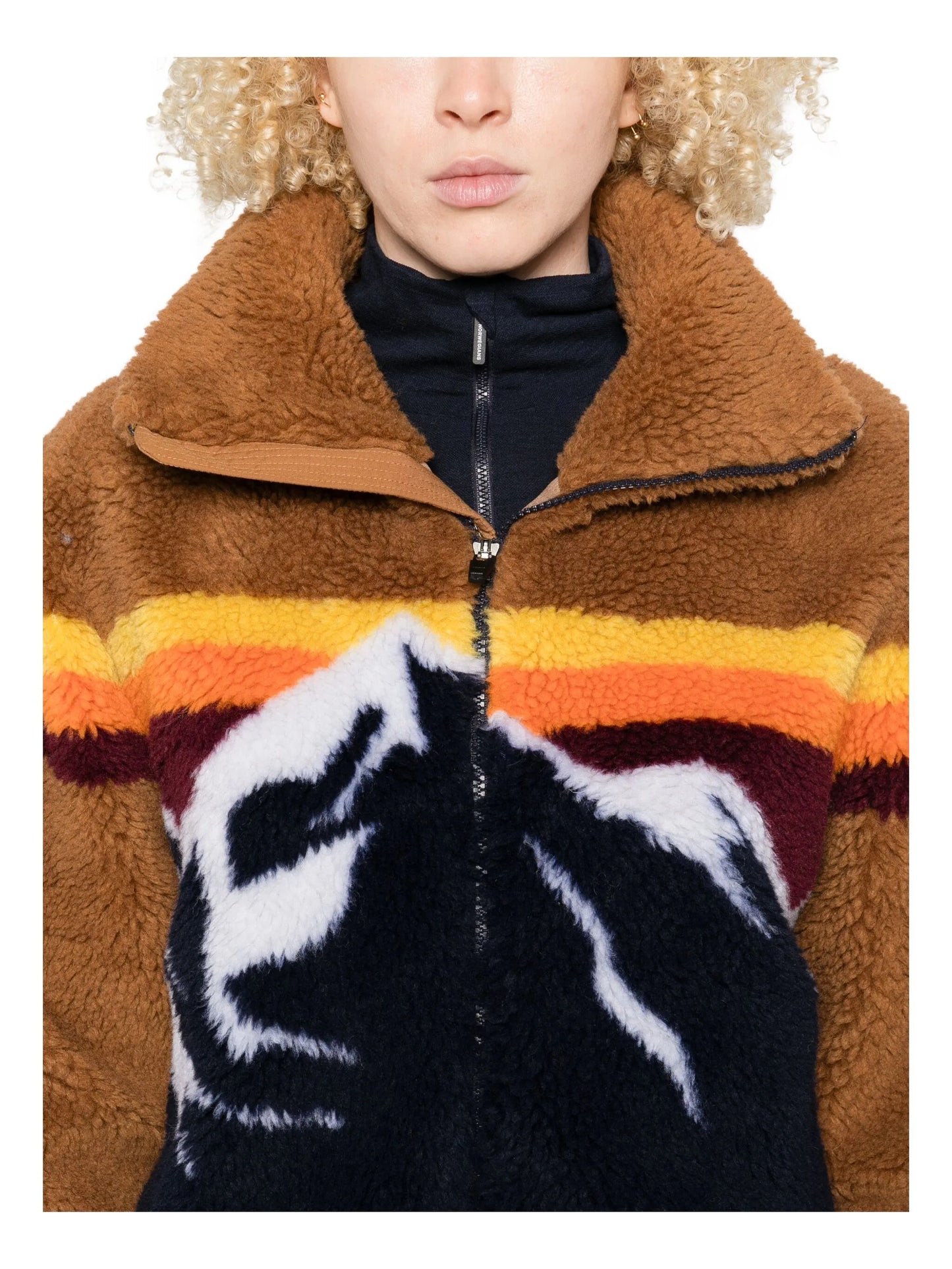 fleece zip-up jacket