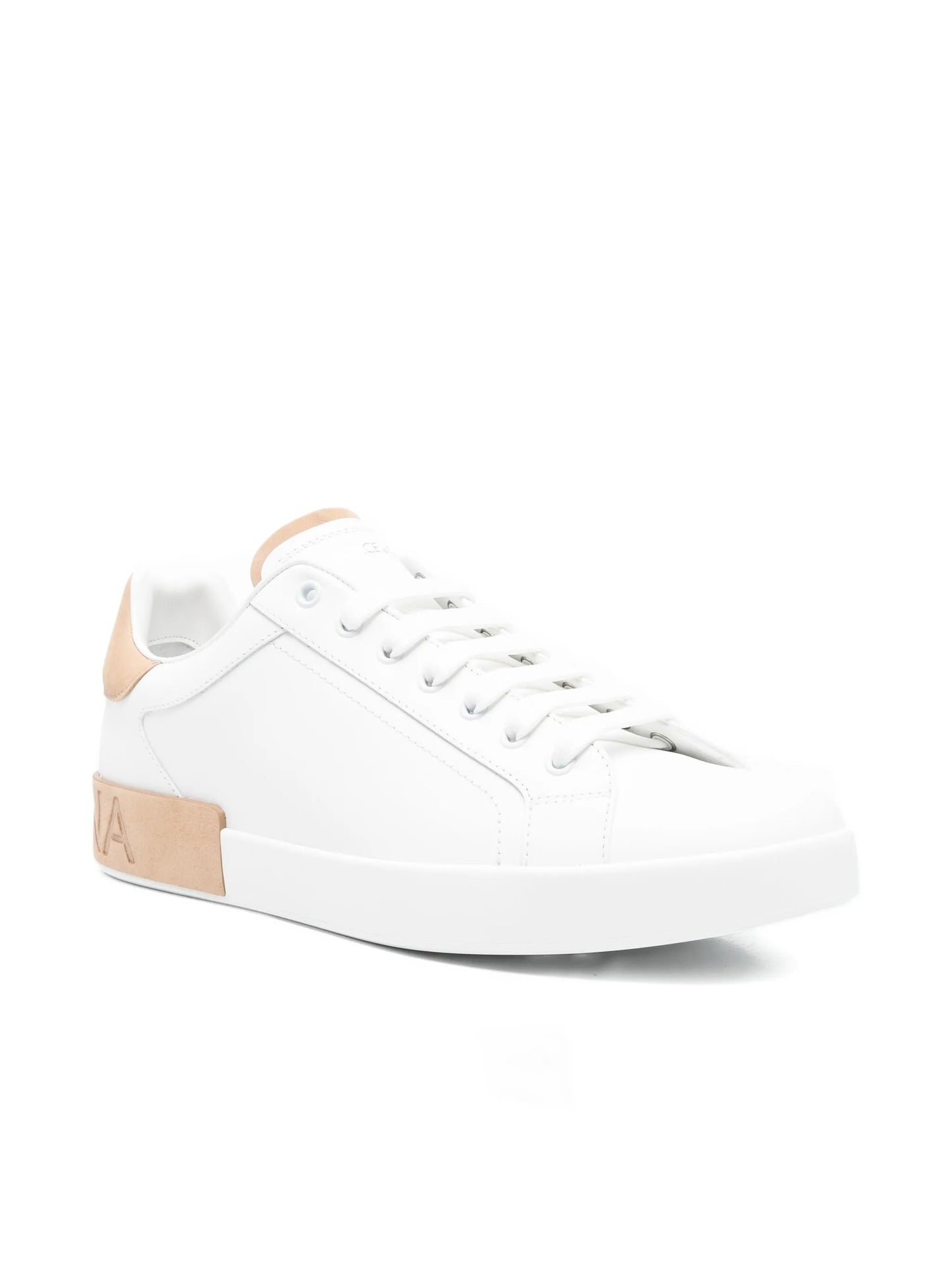 Portofino leather panelled sneakers