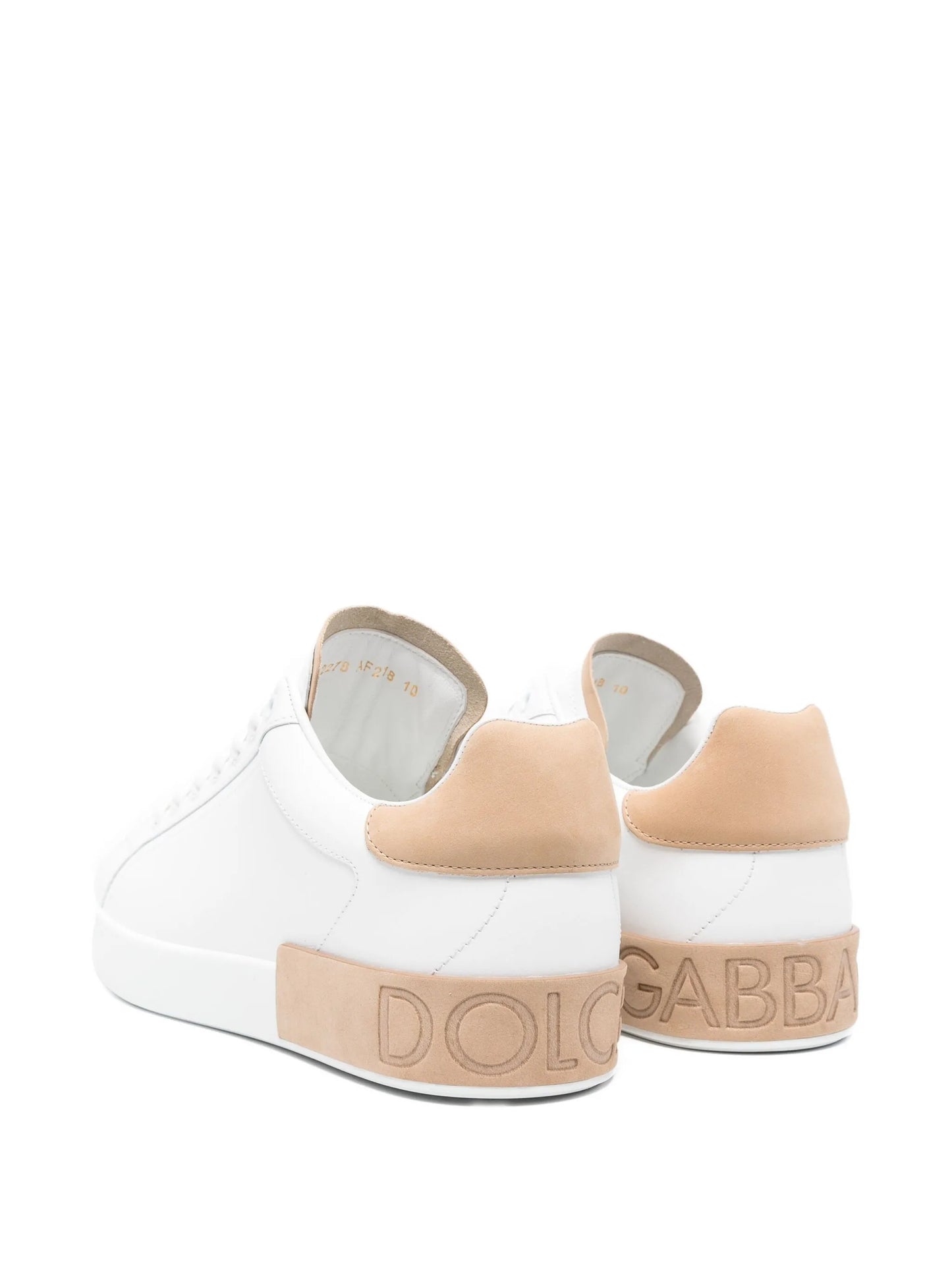 Portofino leather panelled sneakers