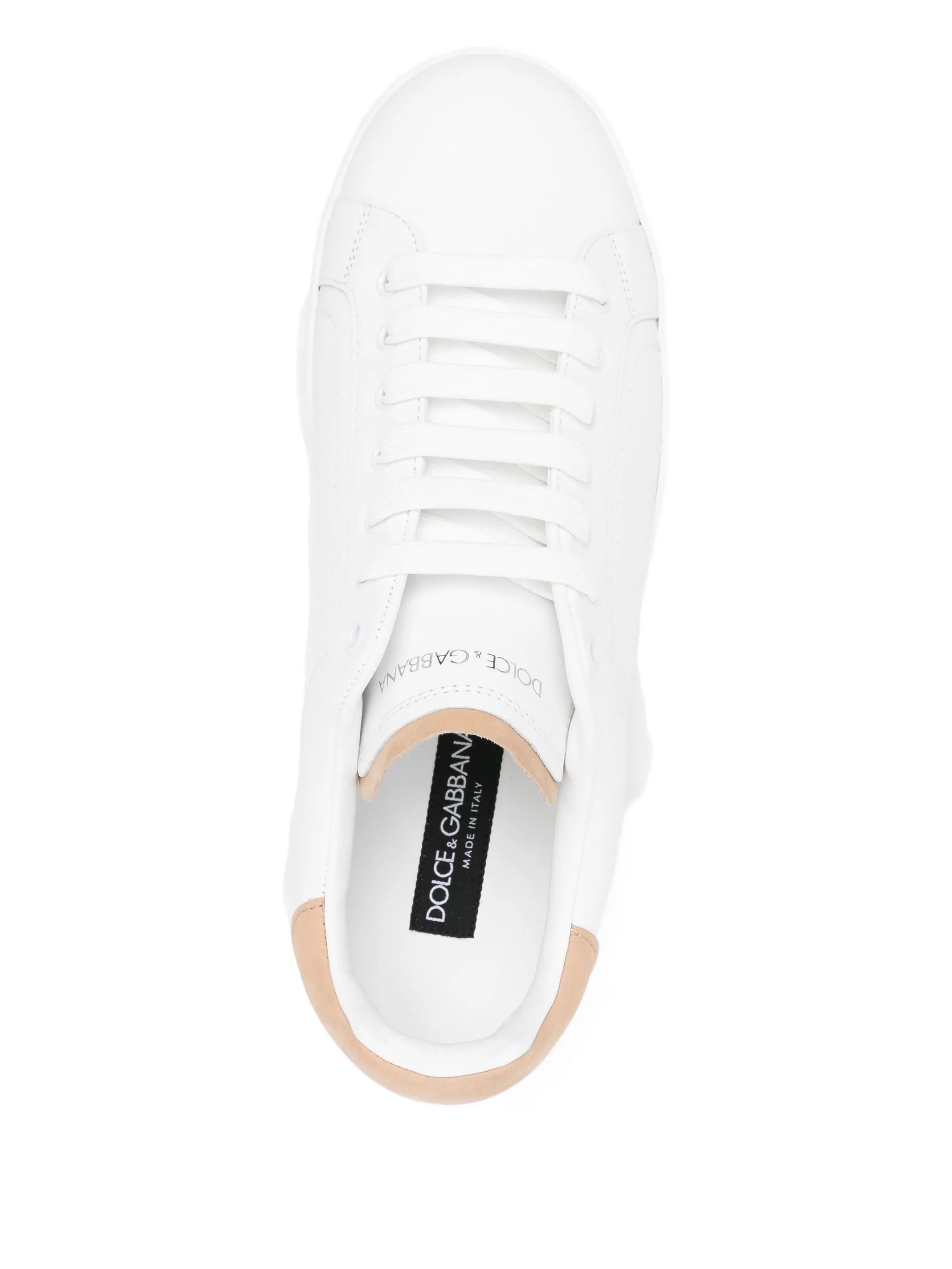 Portofino leather panelled sneakers