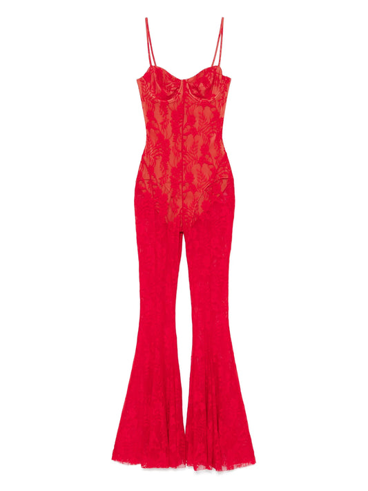 underwire fishtail jumpsuit