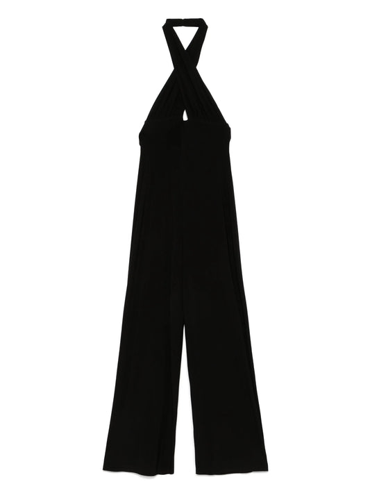 halterneck jumpsuit