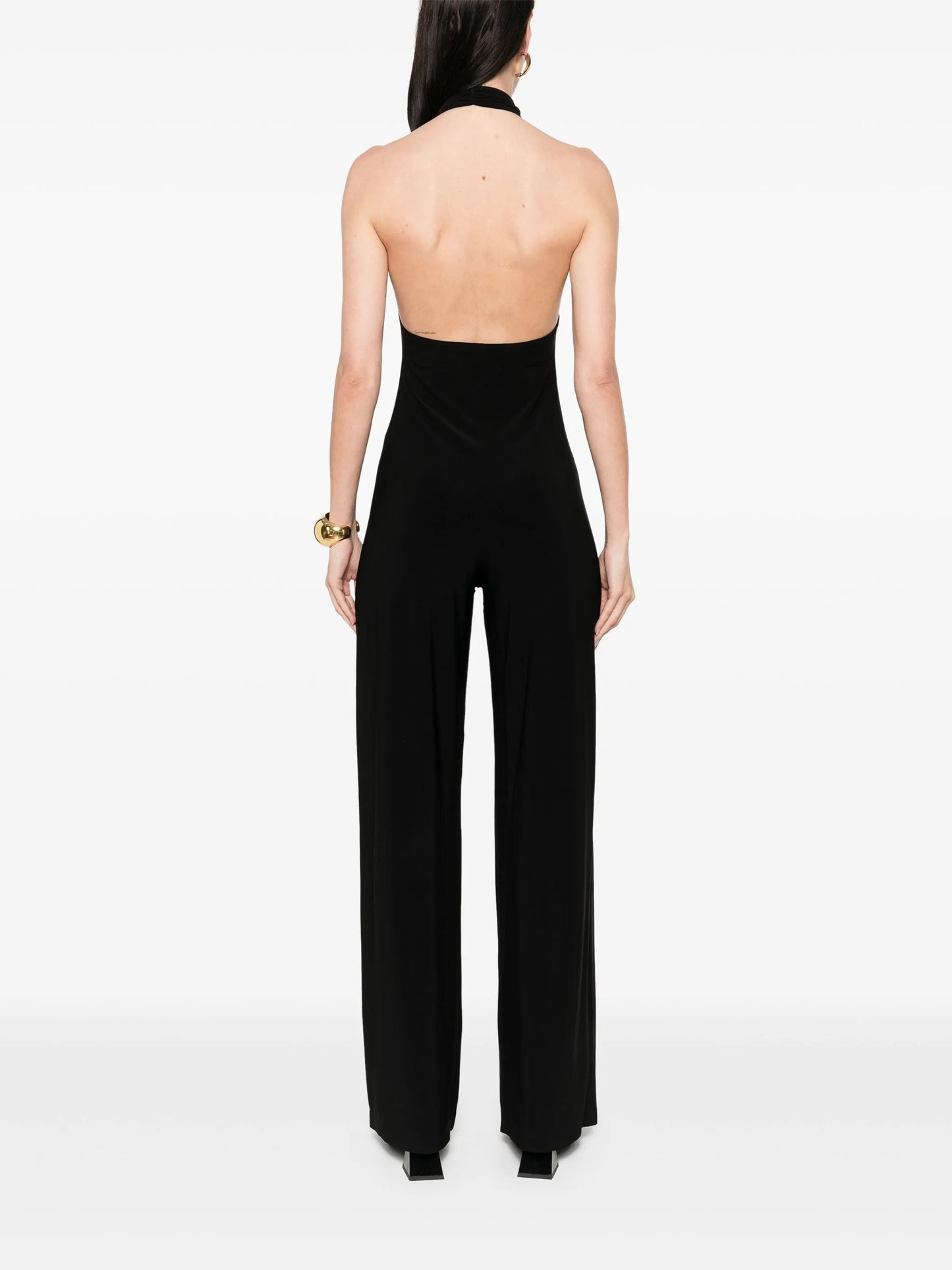 halterneck jumpsuit