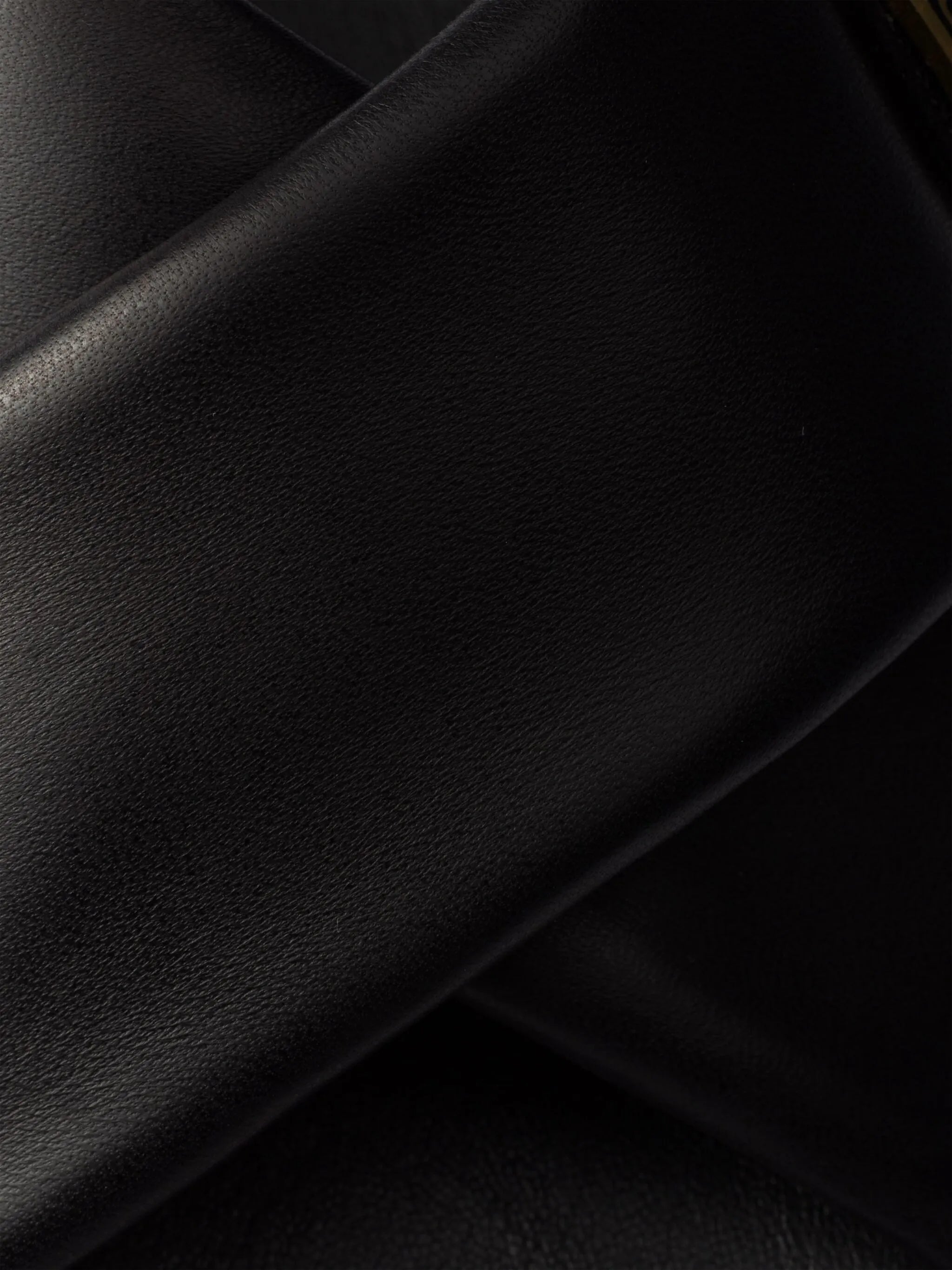 Padded nappa leather slides