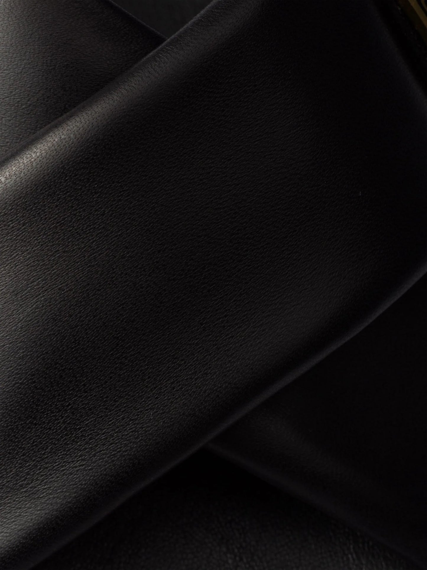 Padded nappa leather slides