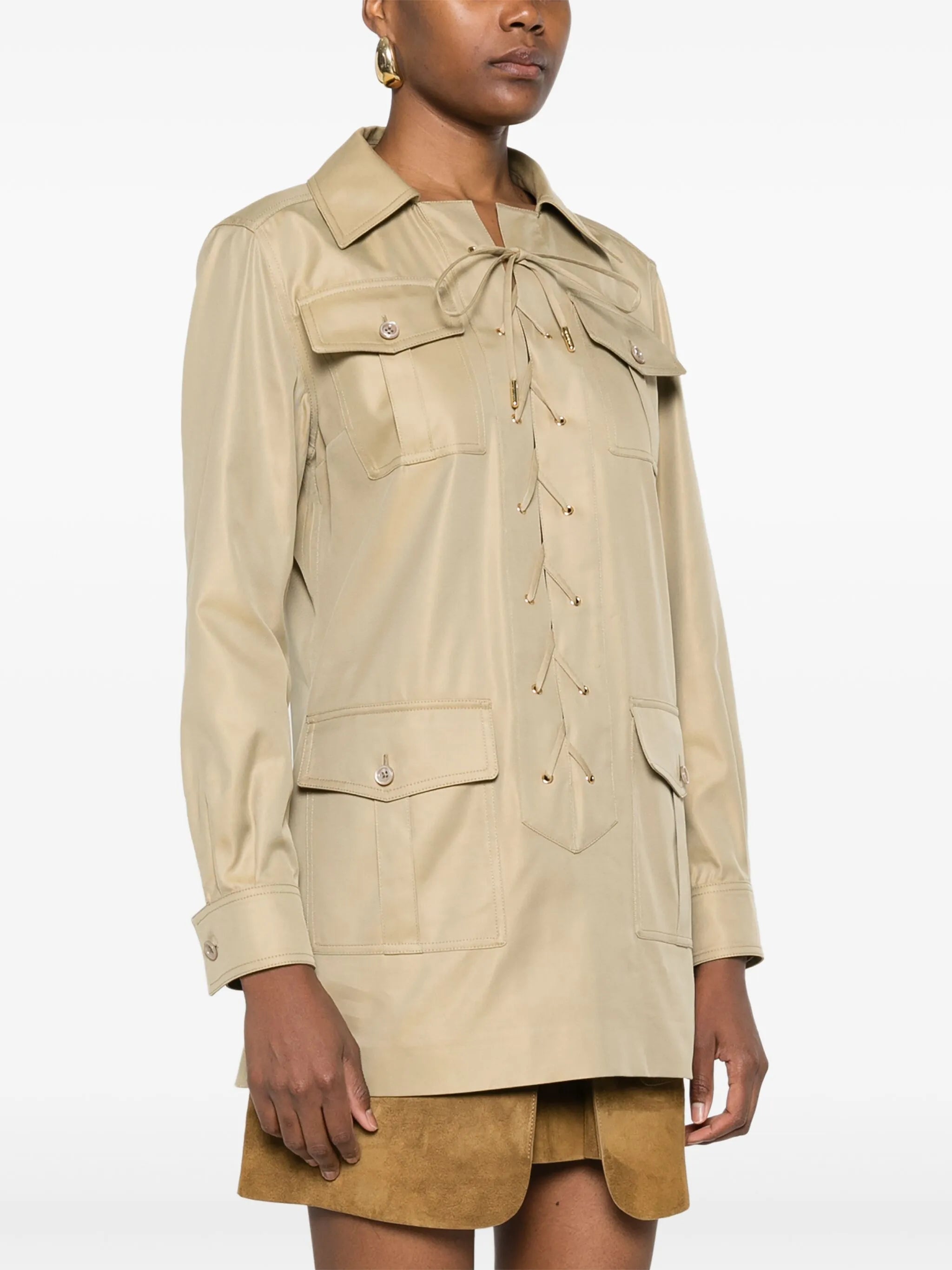 twill blouse