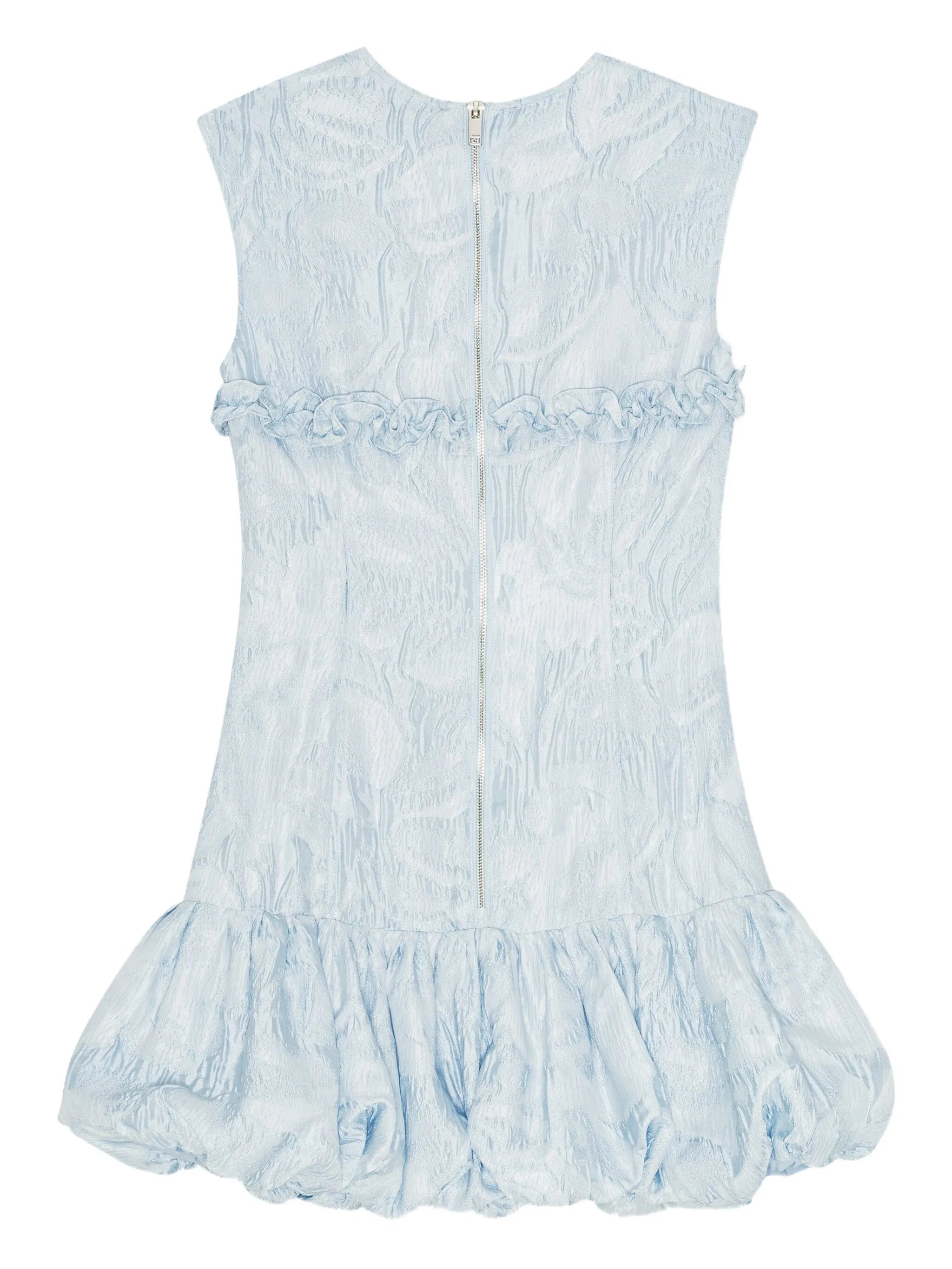 cloqué corset mini dress