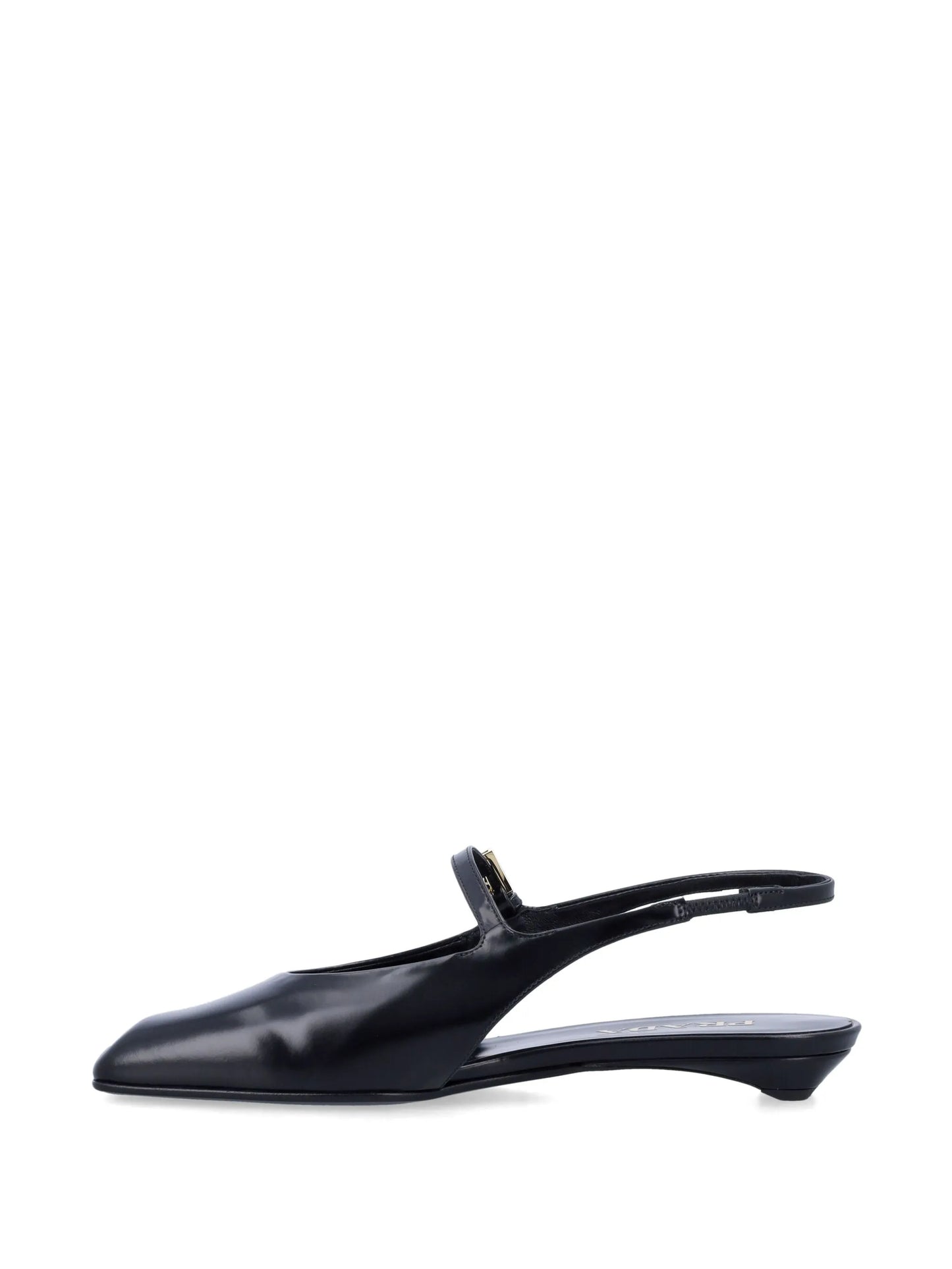 square-toe slingback pumps